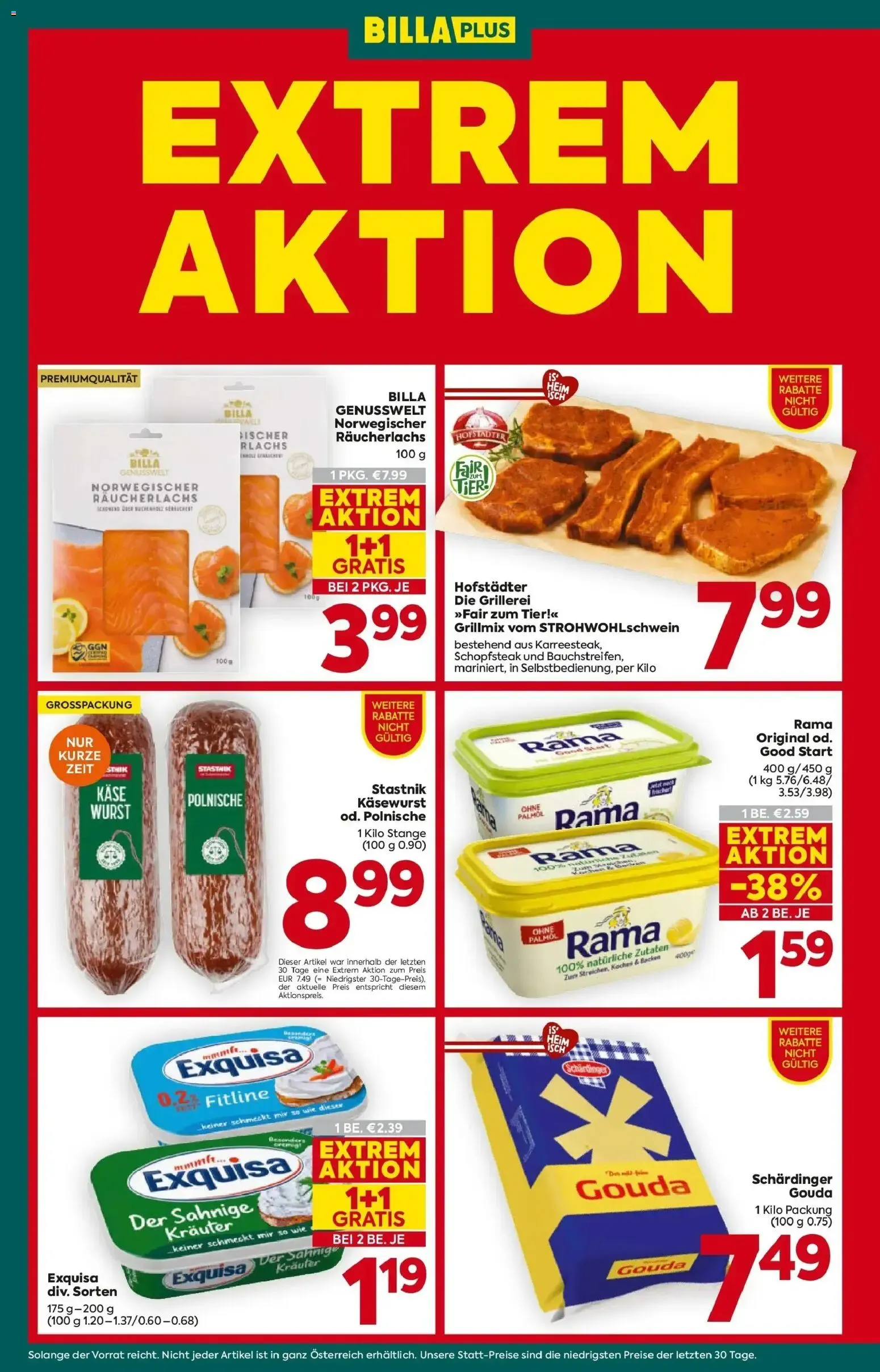 Billa Plus Flugblatt - Wien von 25.06.2026 - Aktuelle Angebote von 25. Juni bis 30. Juni 2026 - Flugblätt seite  4