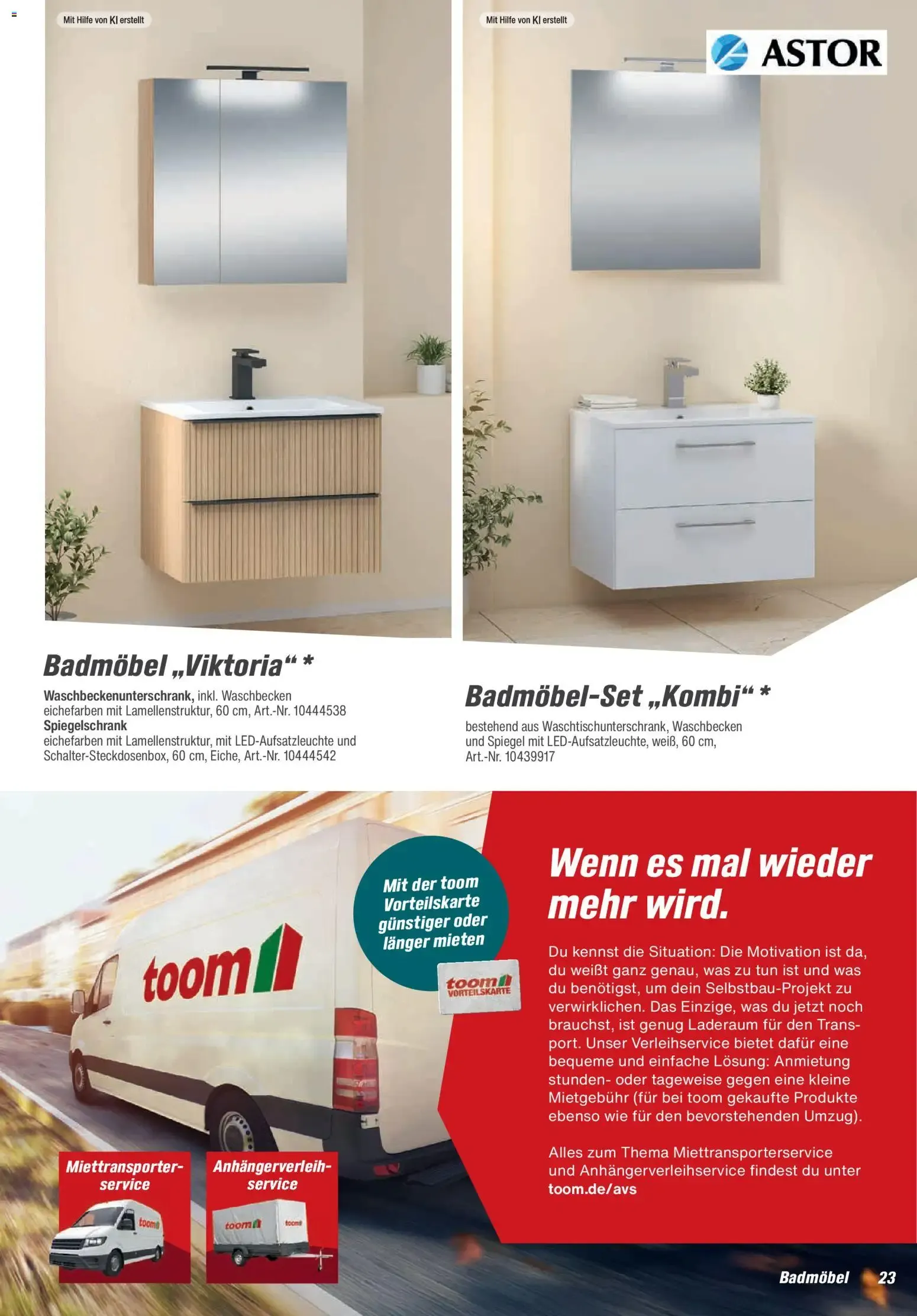Toom Bad, Sanitär & Zubehör 2026 von 1. Januar bis 31. Dezember 2026 - Prospekt seite 23