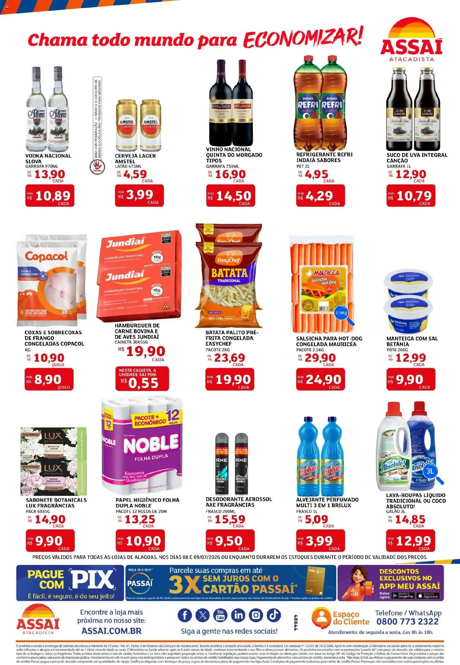 Encarte de Assaí Atacadista ofertas - AL de 08/07/2026 | Promoções Online 8 de julho até 9 de julho 2026 - Pagina 2