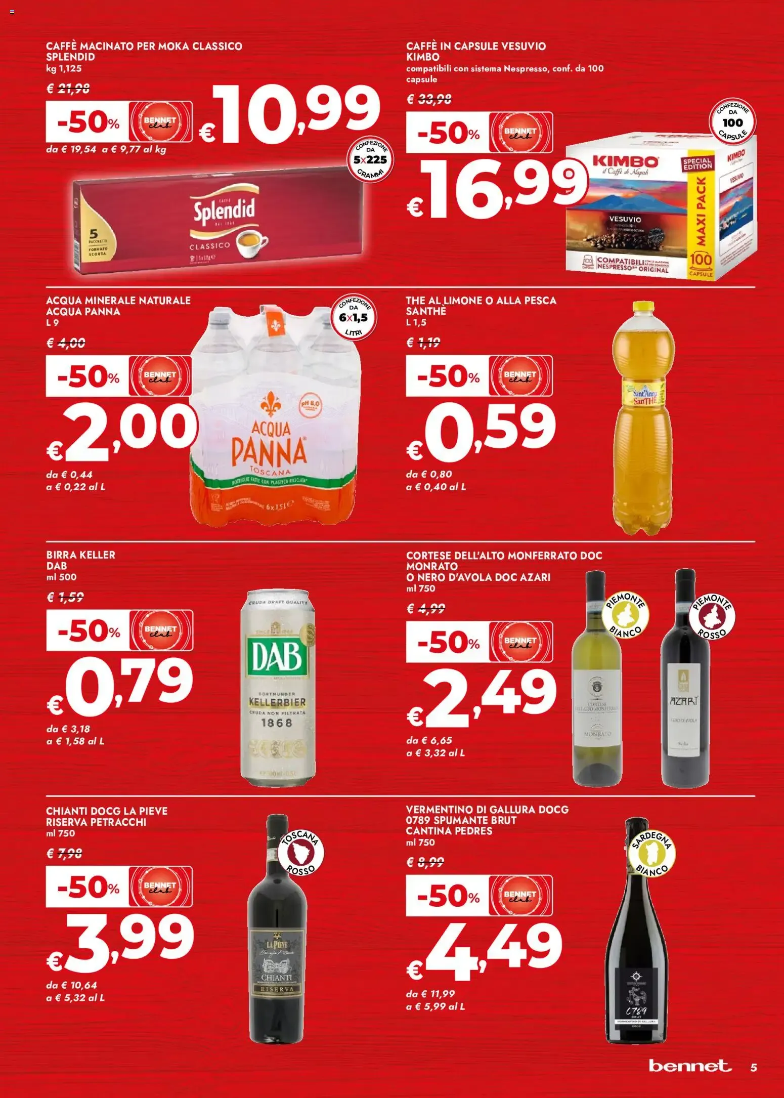 Bennet: 50% en 50 Productos da 30 luglio a 12 agosto di 2026 - Pagina del volantino 5
