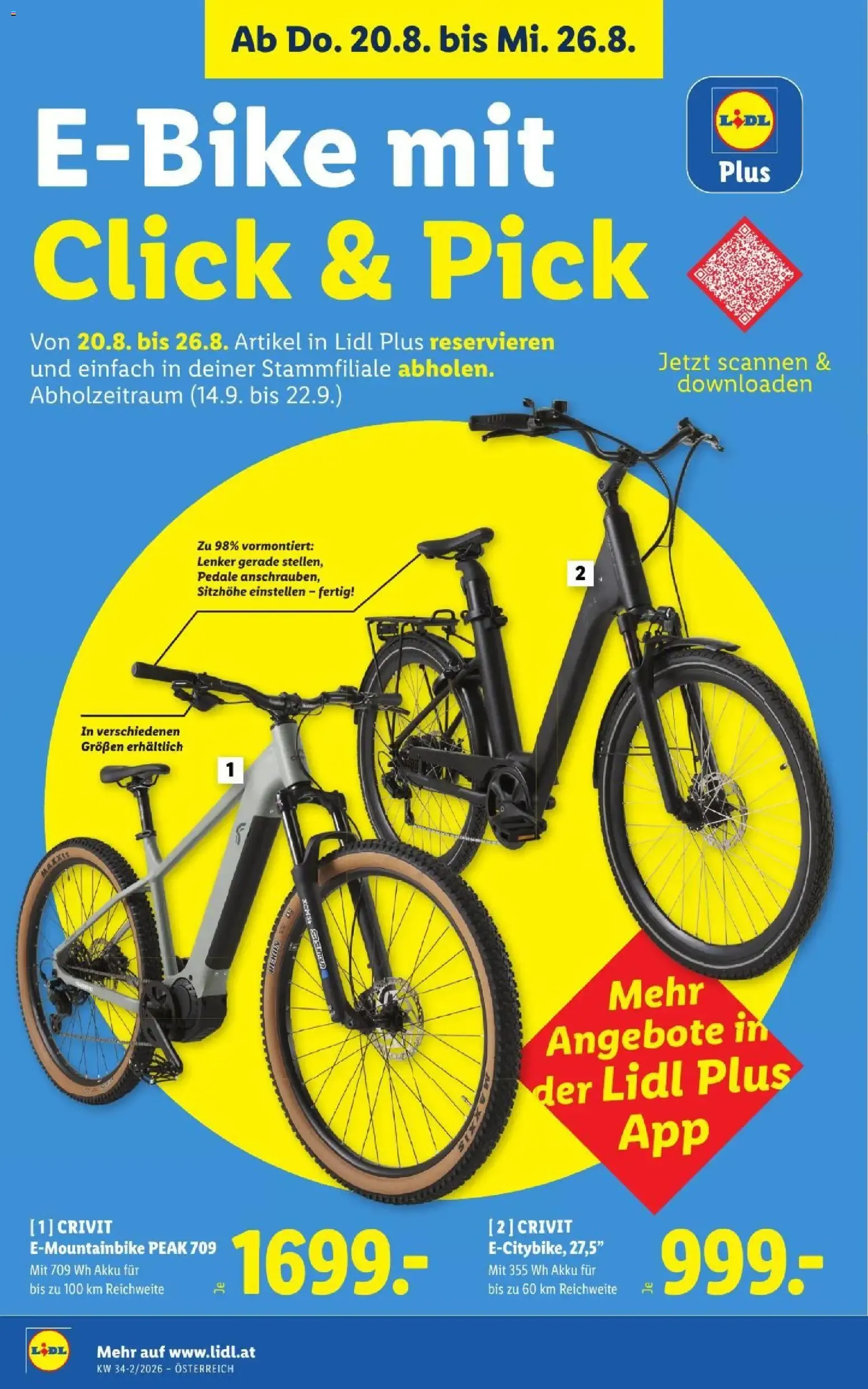 Mit Lidl Plus Österreichs günstigste Preise von 20. August bis 22. August 2026 - Flugblätt seite  22