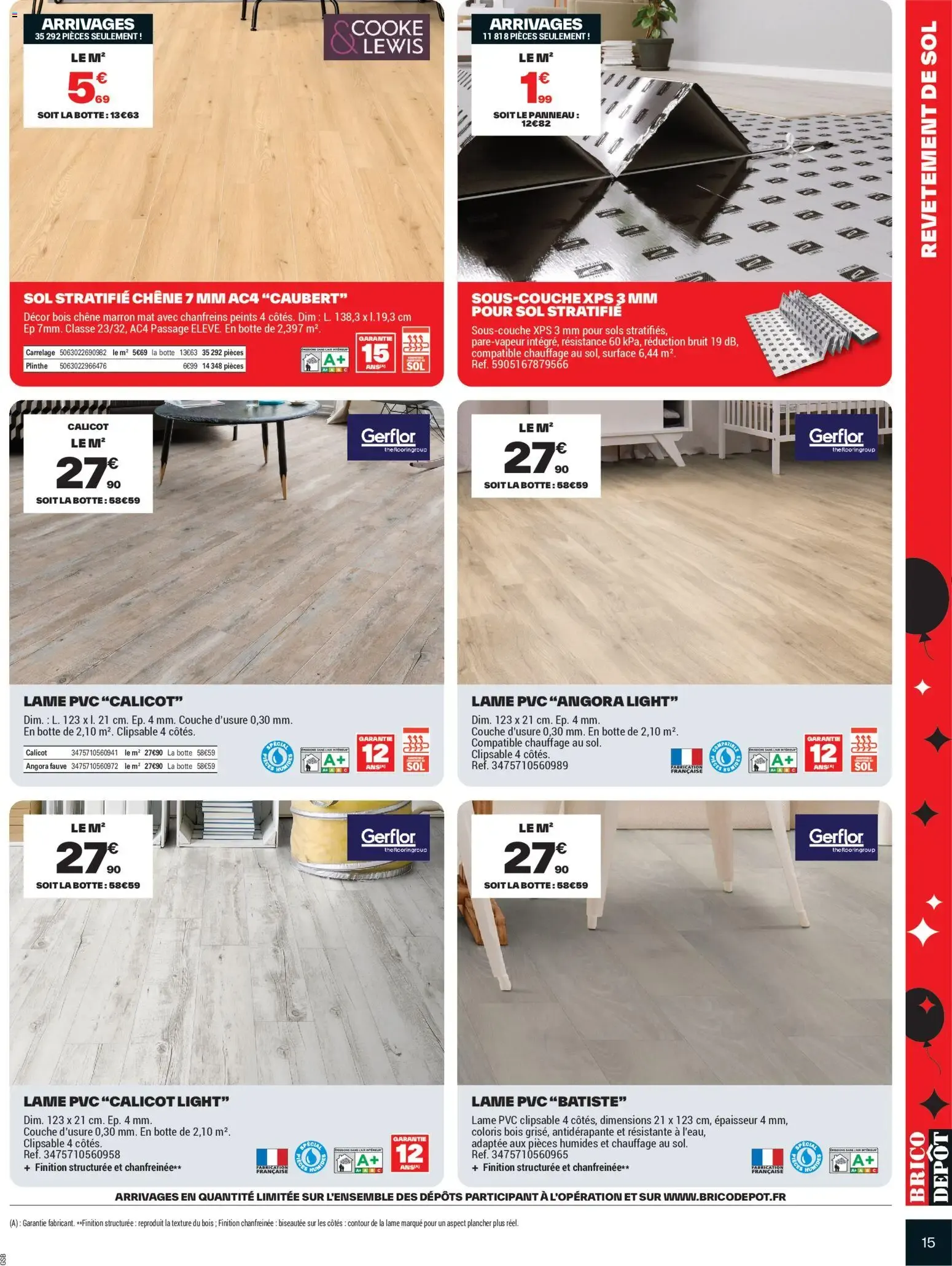 Brico Dépôt - l'anniv à prix dépôt à partir du 16/10/2026 - promo en ligne du 16 octobre au 29 octobre 2026 - Catalogue page 15
