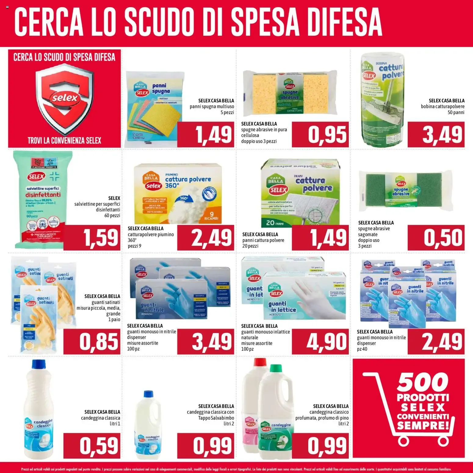 Emisfero Ipermercati: Cerca lo scudo di Spesa Difesa con prodotti Selex da 21 settembre a 31 gennaio di 2027 - Pagina del volantino 20