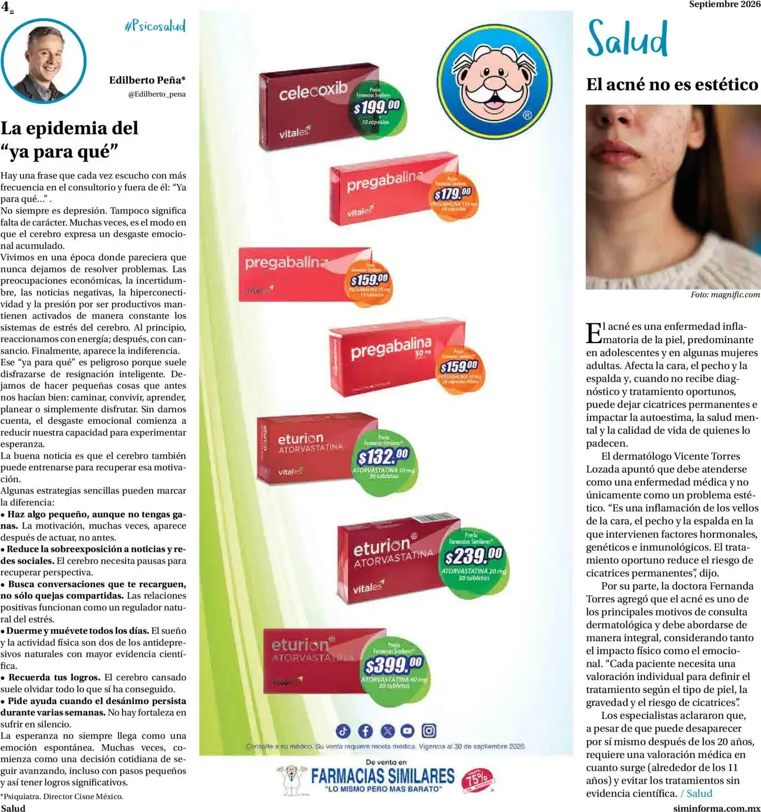 Catálogo de Horóscopos y 29° Aniversario de Farmacias Similares 1 de septiembre al 30 de septiembre 2026 - Pagina 4