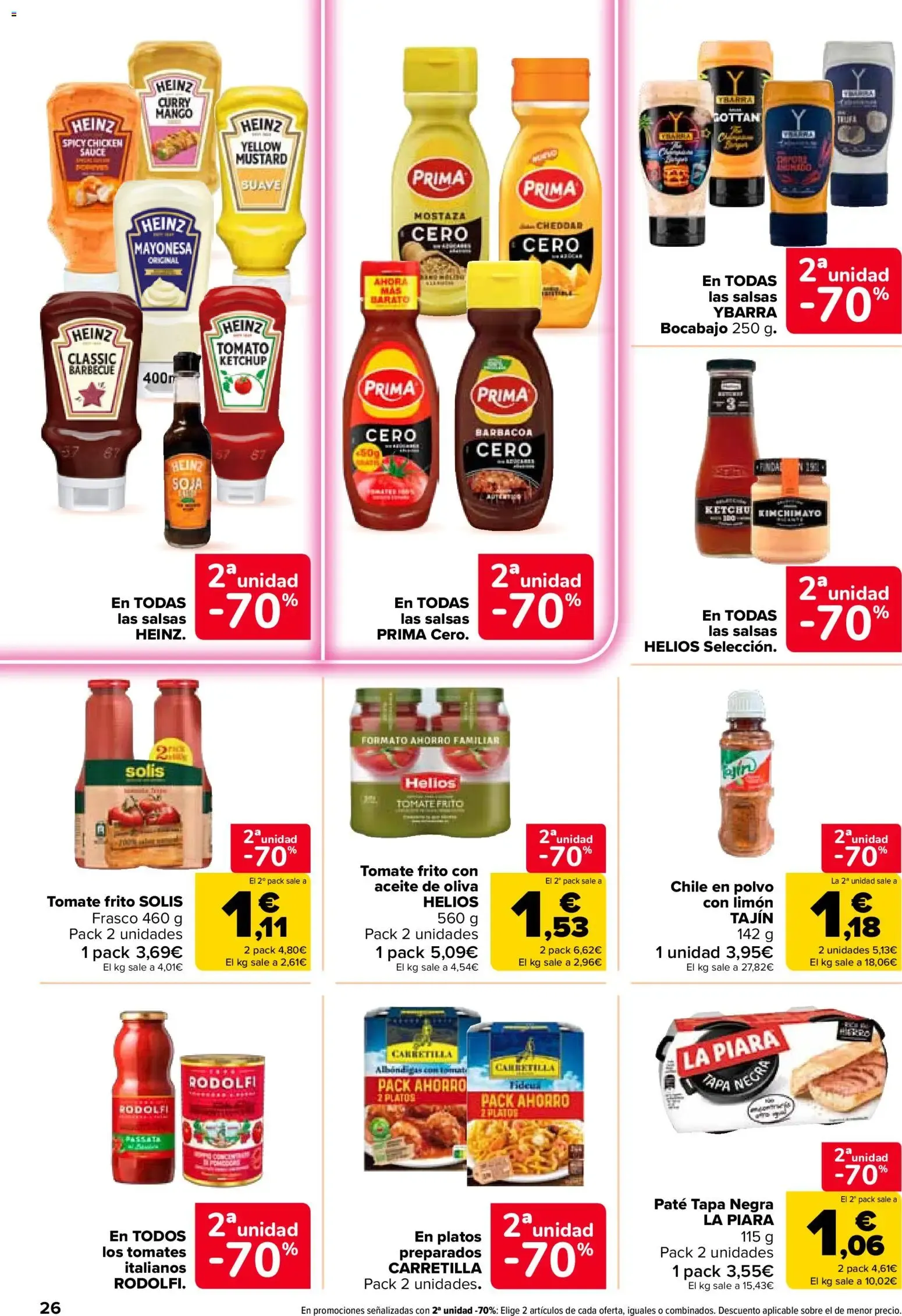 Catálogo de Carrefour: 2ª Unidad al -70% 28 de julio al 10 de agosto 2026 - Página 28
