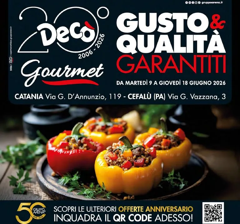 Volantino attuale di Decò - Gourmet valido dal martedì 09/06/2026 al giovedì 18/06/2026 da 9 giugno a 18 giugno di 2026 - Pagina del volantino 1