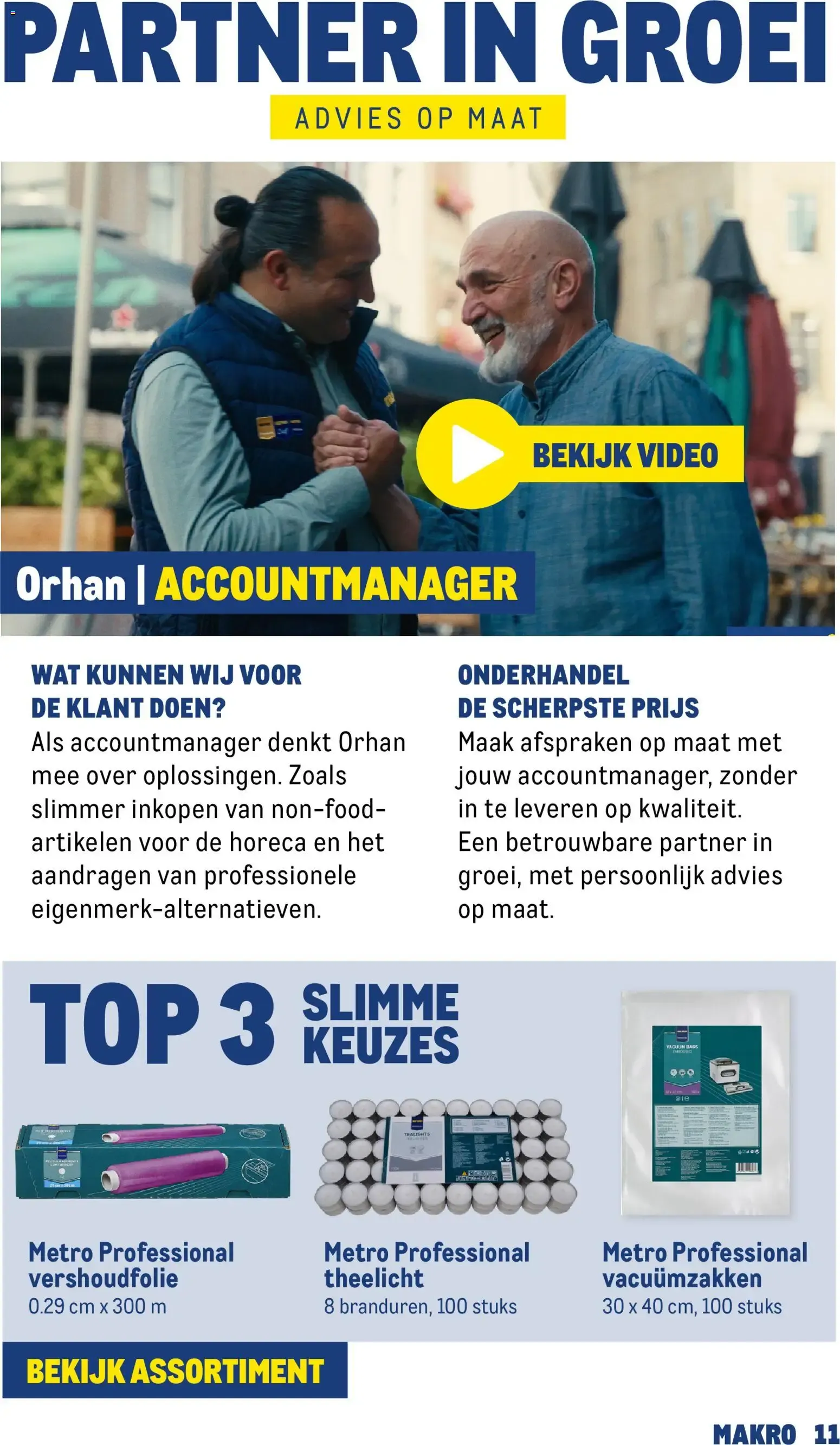 Makro Horeca Magazine: Bezorgservice als Succesfactor van 11 augustus tot 8 september 2026 - Folder pagina 11
