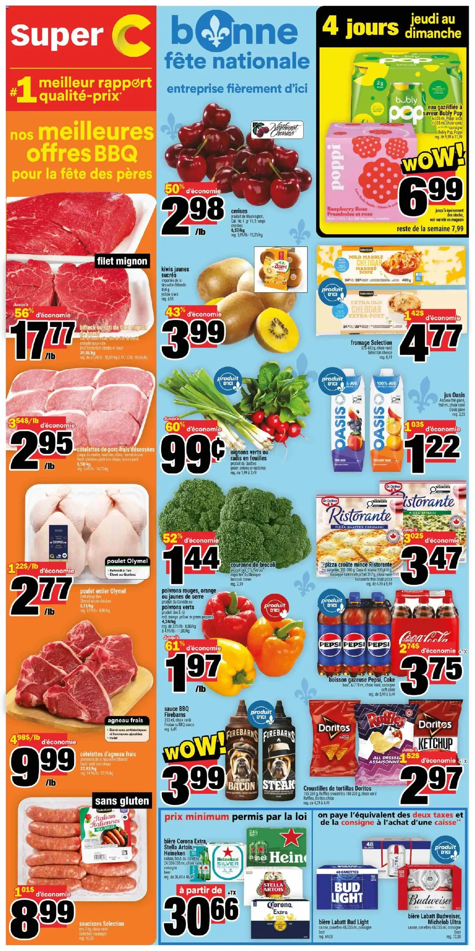 Super C weekly flyer / circulaire from Jun 18, 2026 > weekly specials & deals from June 18 to June 24 2026 - flyer page 1