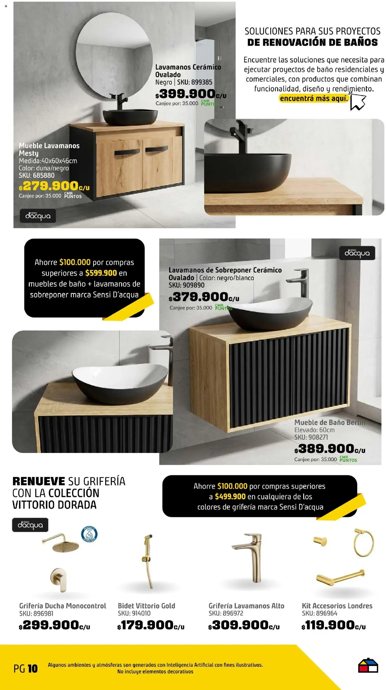 Catalogo de Homecenter catálogo La transformación es imparable desde el 08/09/2026 > Revistas Octubre 8 de septiembre al 23 de octubre 2026 - Pag 10