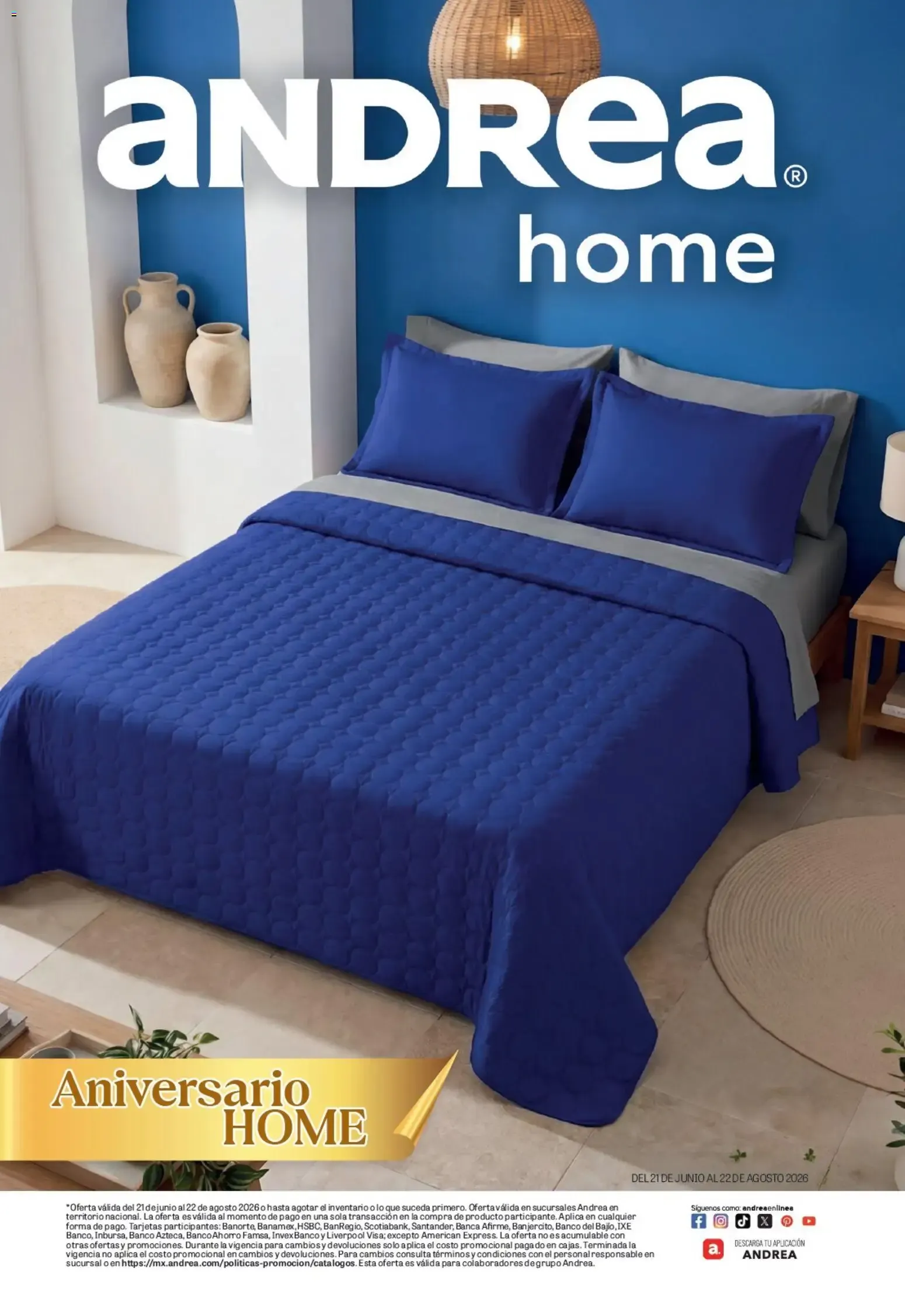 Catálogo de Andrea Home: Aniversario HOME 21 de junio al 22 de agosto 2026 - Pagina 48