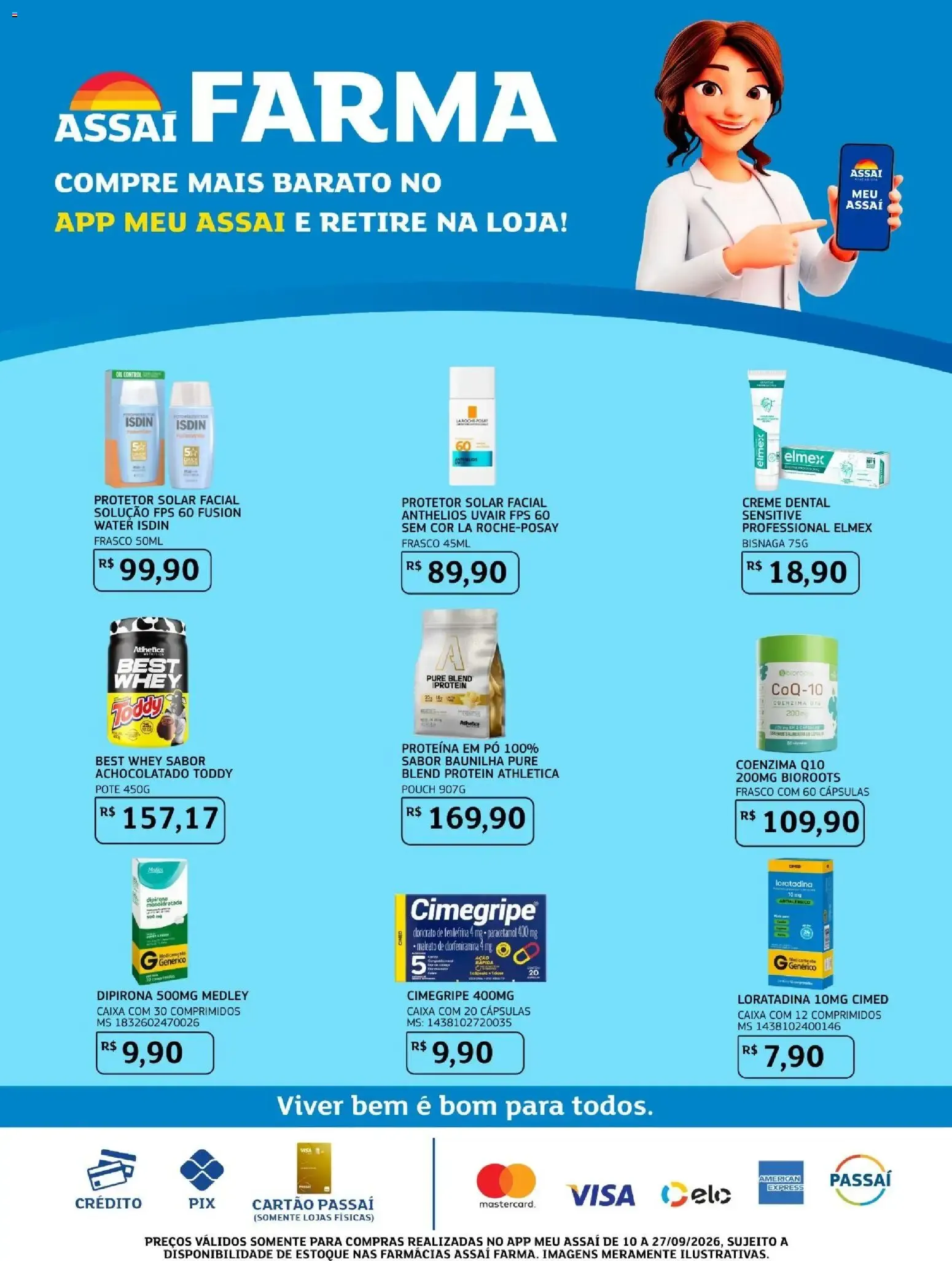 Encarte de Assaí Farma 10 de setembro até 27 de setembro 2026 - Pagina 1
