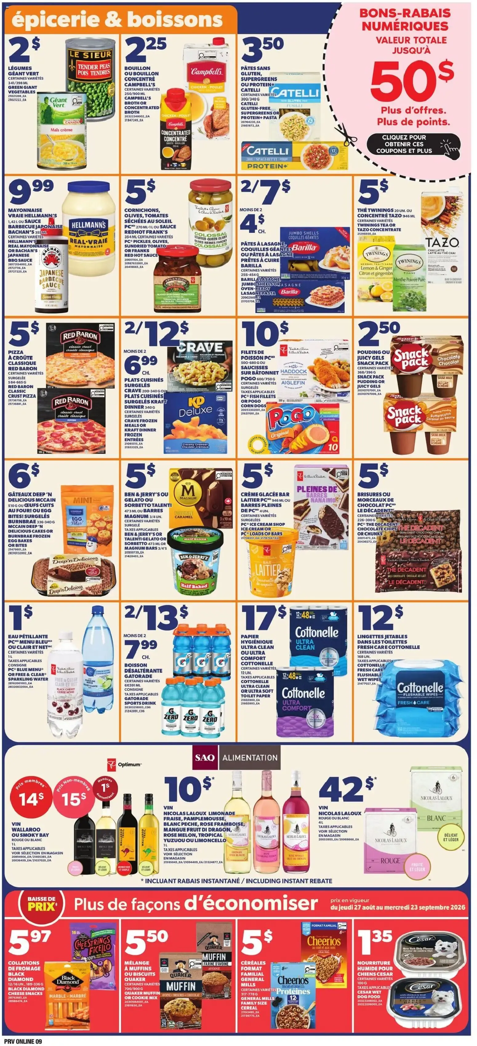 Provigo weekly flyer / circulaire from Aug 27, 2026 > weekly specials & deals from August 27 to September 2 2026 - flyer page 10