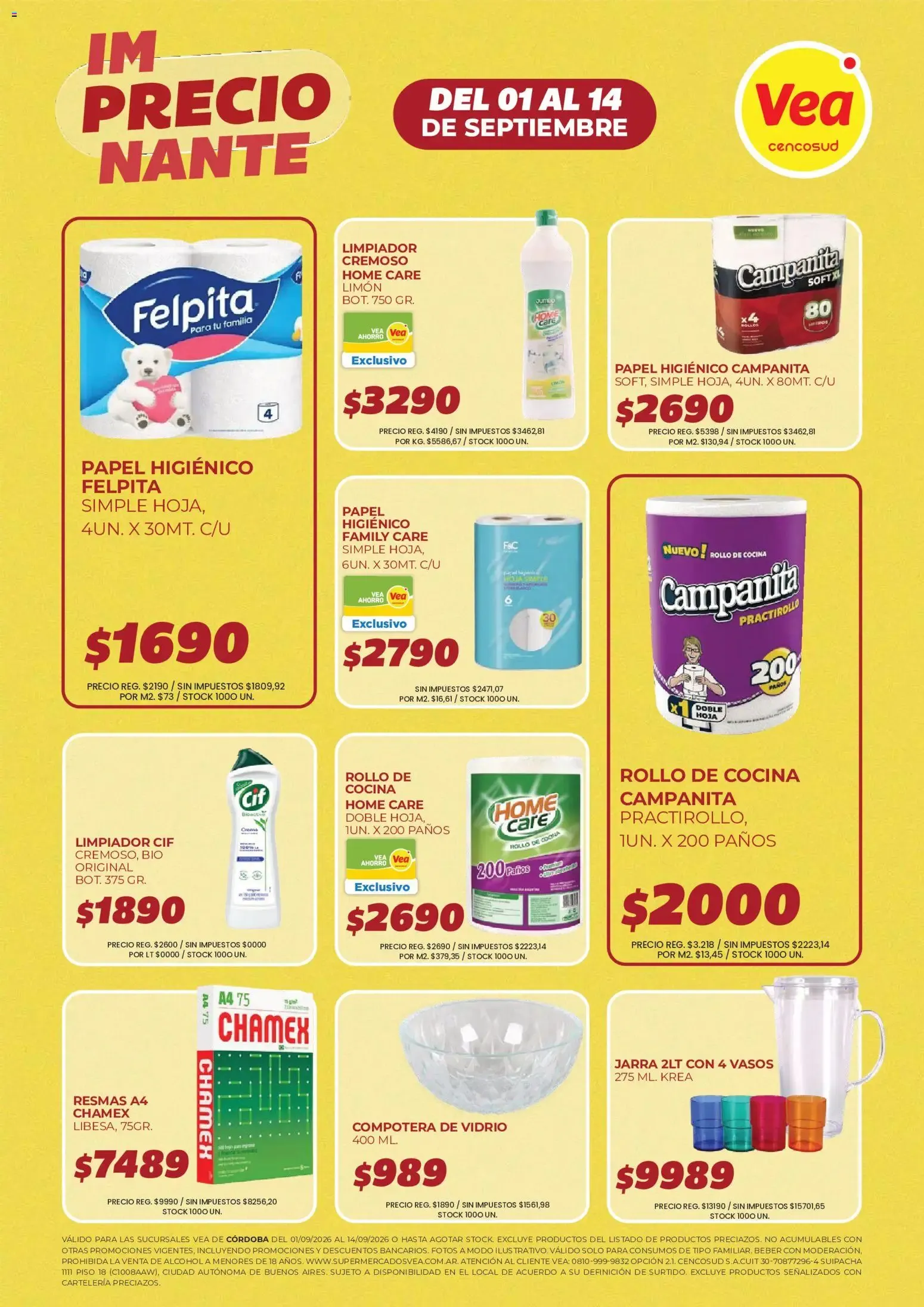 Ofertas de Vea - Folleto imPRECIOnante | Córdoba del 01/09/2026 - 14/09/2026 1 de septiembre al 14 de septiembre 2026 - Página 13 del catálogo