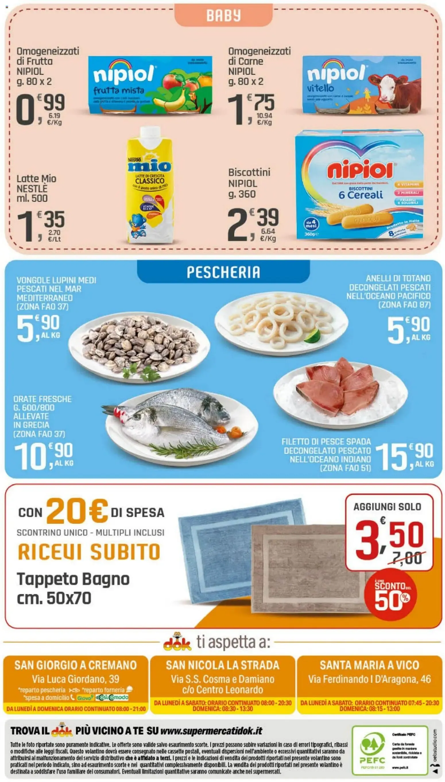 Volantino offerte DOK Supermercati da 20 agosto a 29 agosto di 2026 - Pagina del volantino 20