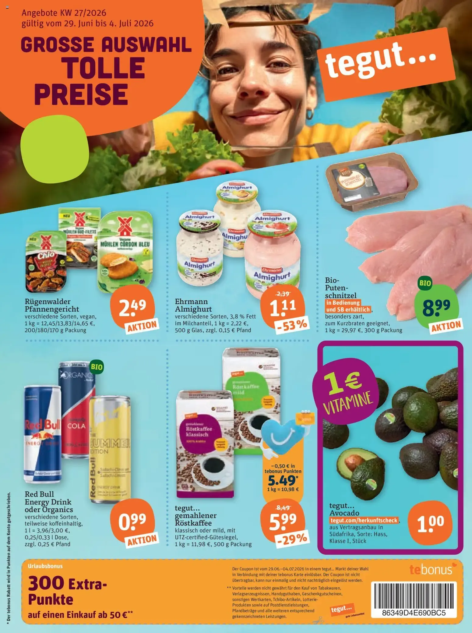 Tegut Prospekt (ab 29.06.2026) zum Blättern von 3. Juli bis 4. Juli 2026 - Prospekt seite 3