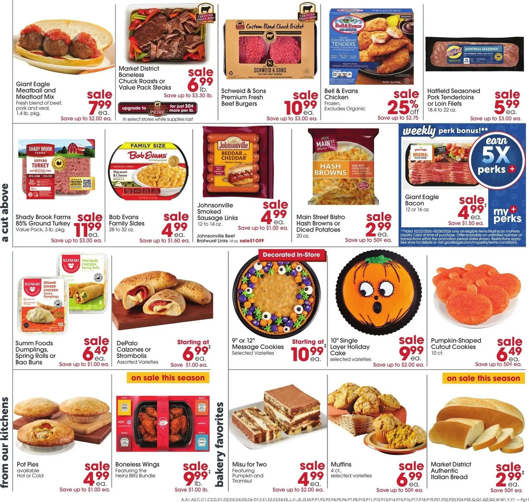 Weekly promotion Future Giant Eagle flyer valid from Thursday 10/22/2026 to Wednesday 10/28/2026 spanning from October 22 to October 28 2026 - Page 9 for Catalogue 365