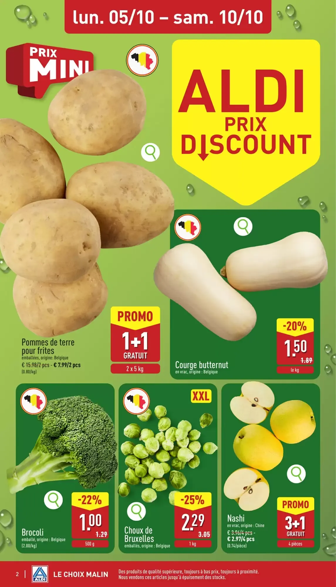 ALDI Dépliant du lun. 05/10 au sam. 10/10 inclus van 5 oktober tot 10 oktober 2026 - folder pagina 2