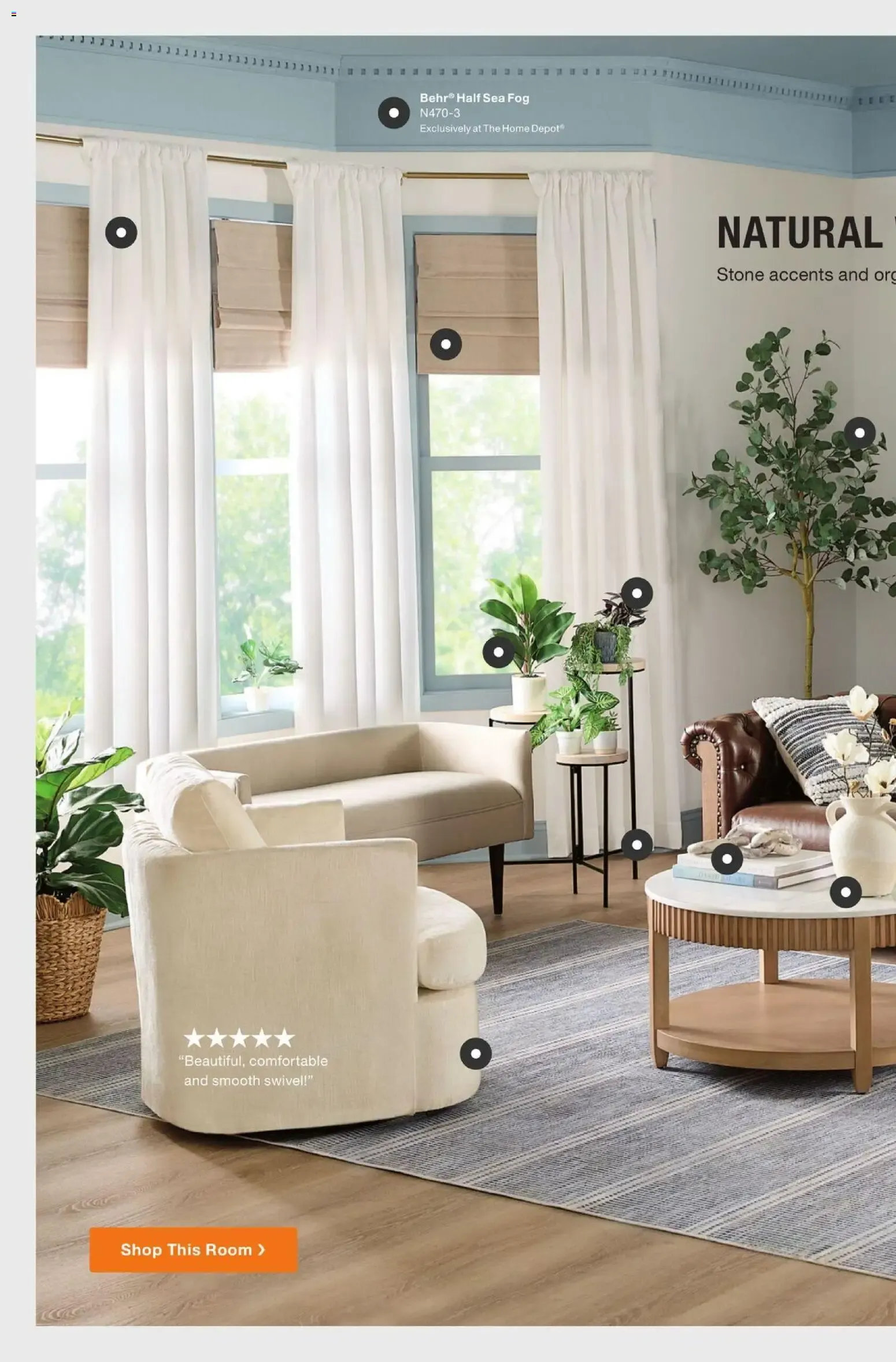 Weekly ad Home Depot - Curated & Comfortable - Hasta 30% de descuento en muebles y decoración from September 8 to October 25 2026 - Page 20