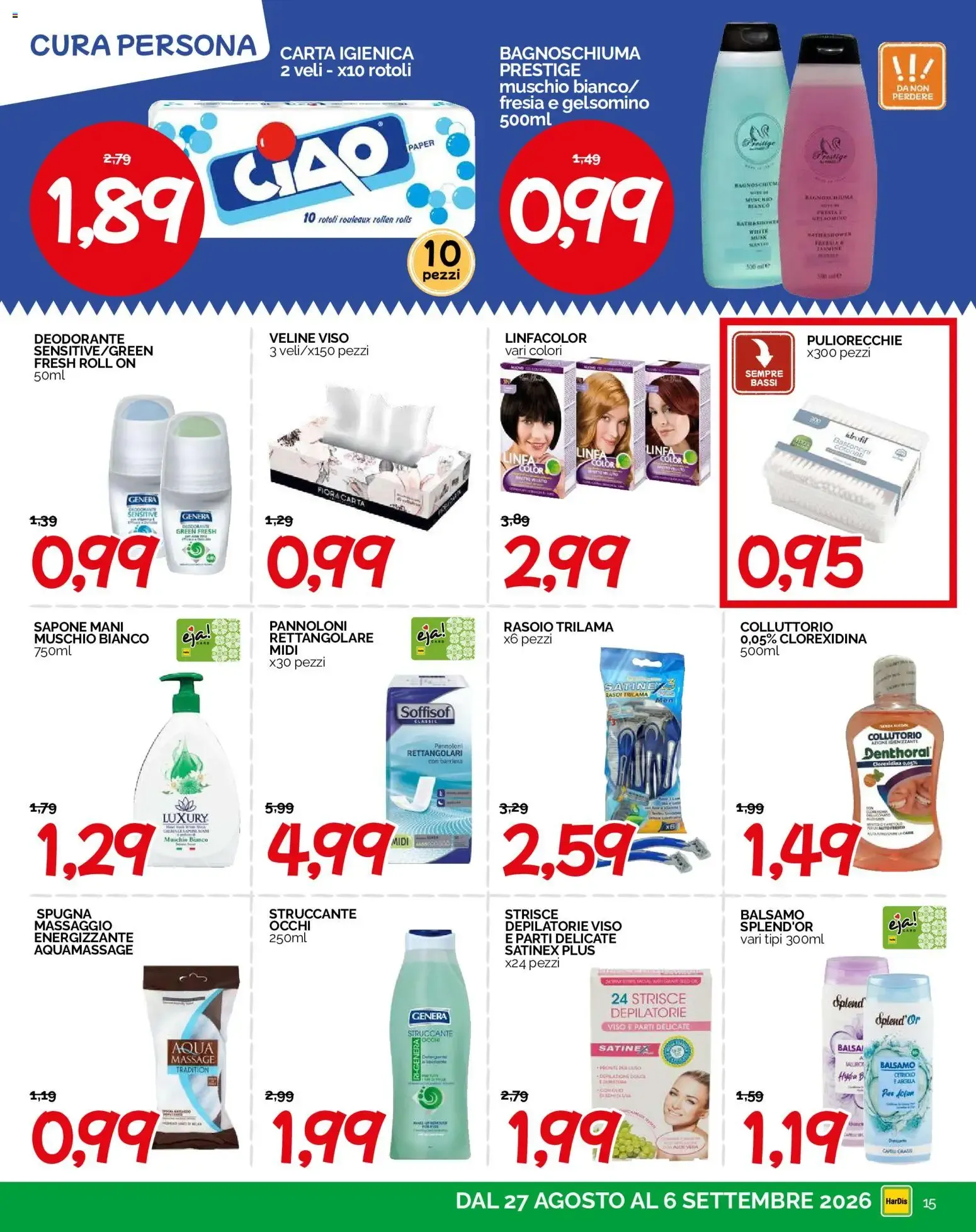 HarDis volantino dal 27/08/2026 - online Offerte da 27 agosto a 6 settembre di 2026 - Pagina del volantino 15