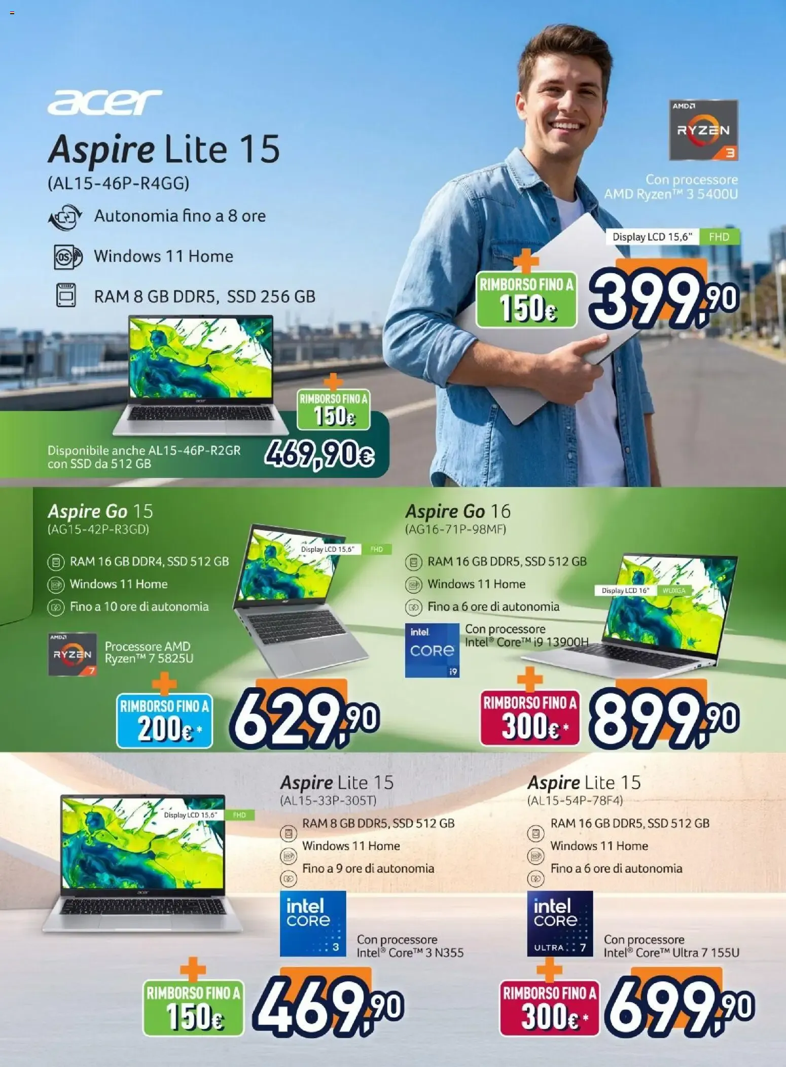 uninews - Speciale Acer Aspire Lite 15 da 24 agosto a 6 settembre di 2026 - Pagina del volantino 2