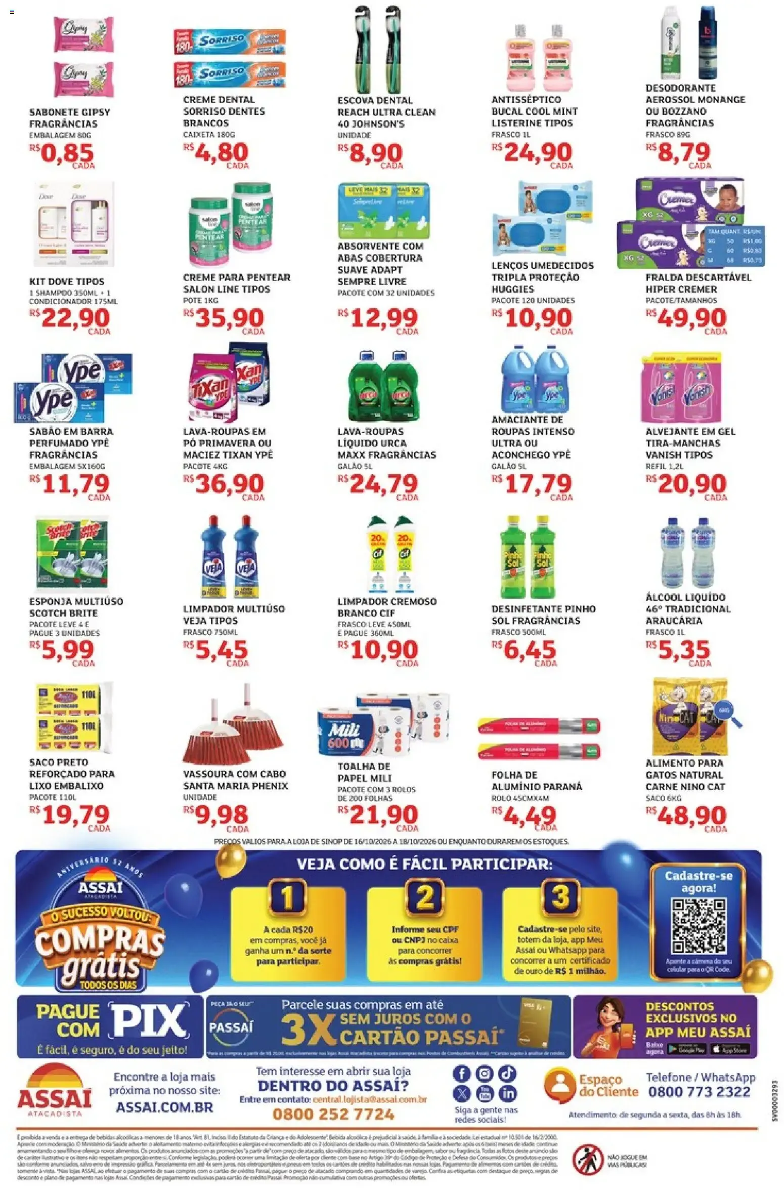 Encarte de Assaí Atacadista ofertas - MT de 16/10/2026 | Promoções Online 16 de outubro até 18 de outubro 2026 - Pagina 4