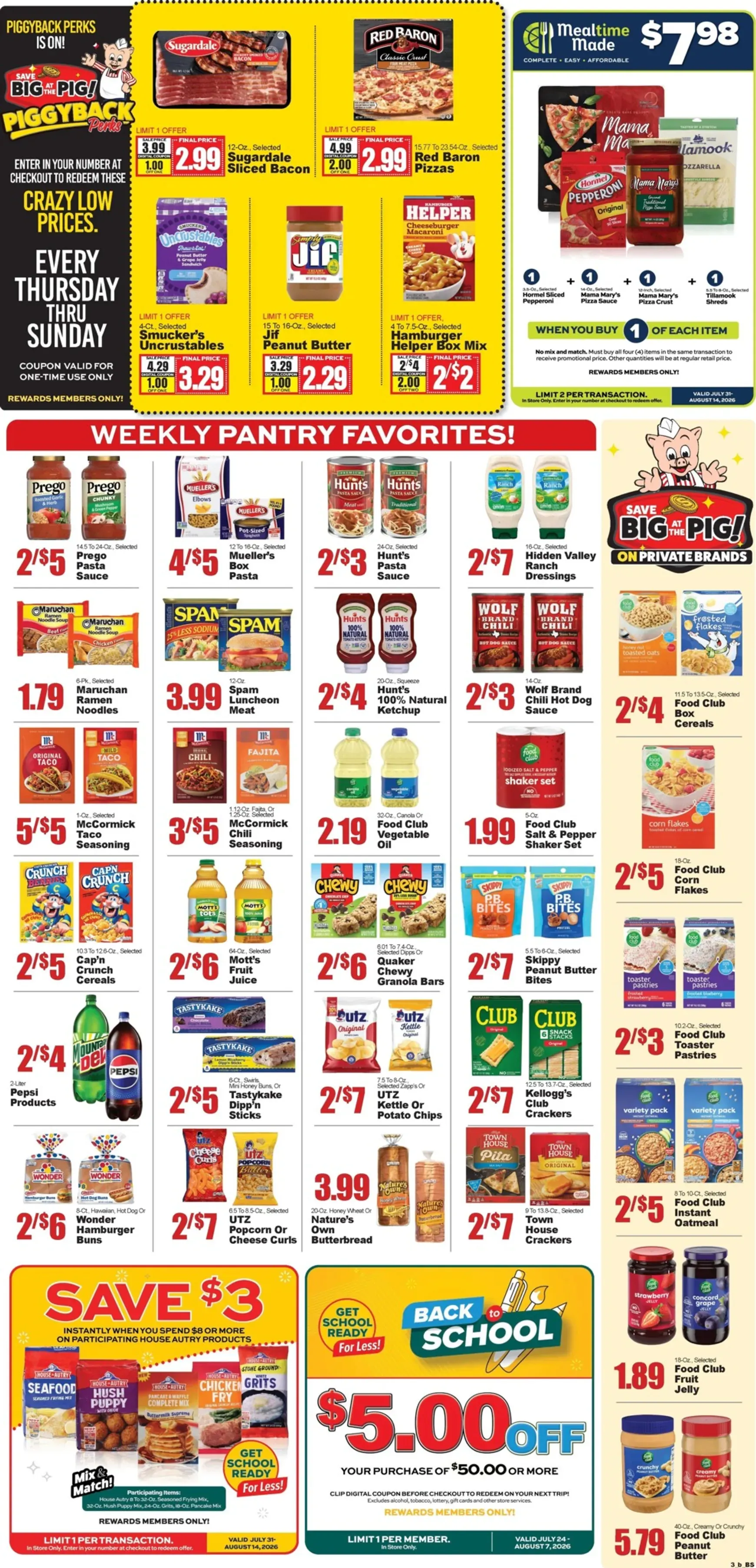 Weekly ad Current Piggly Wiggly leaflet valid from Wednesday 08/05/2026 to Tuesday 08/11/2026 from August 5 to August 11 2026 - Page 3