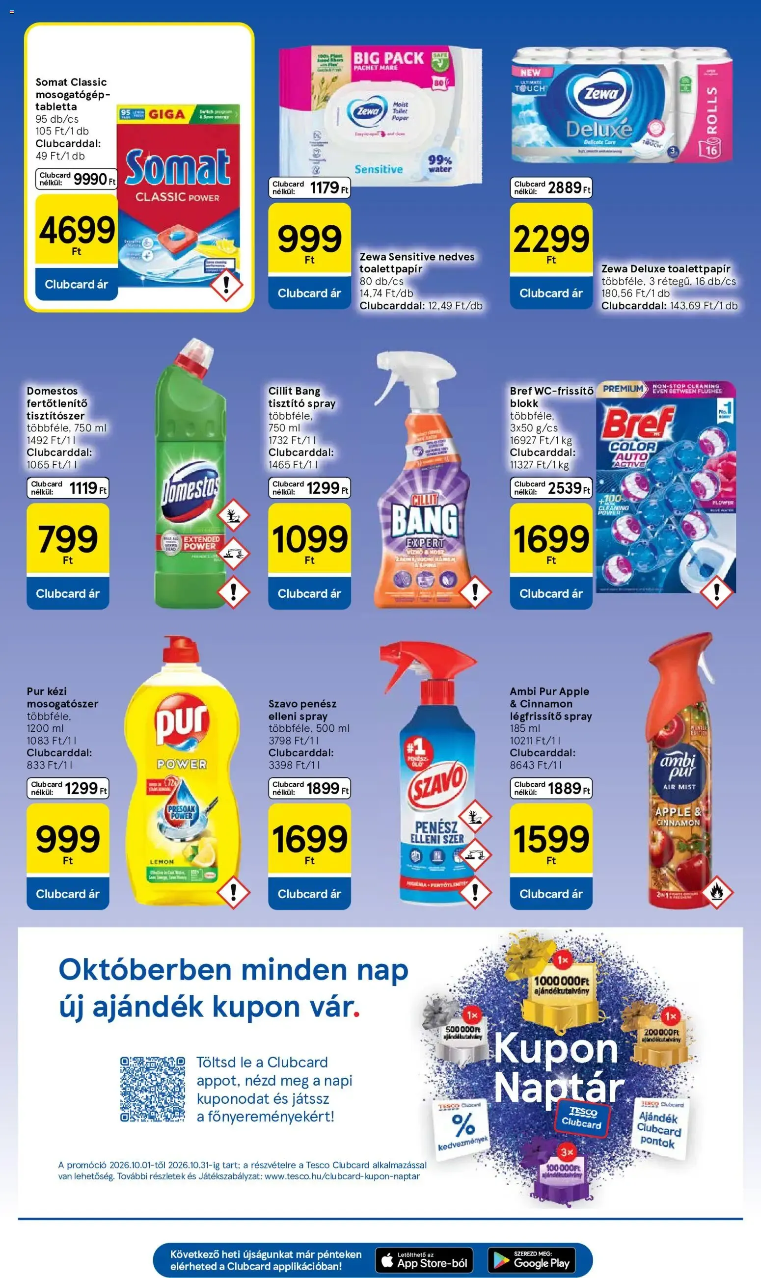 Katalógus Tesco: Nálunk Te vagy a nyerő október 8.-tól október 14.-ig 2026. - Oldal 9