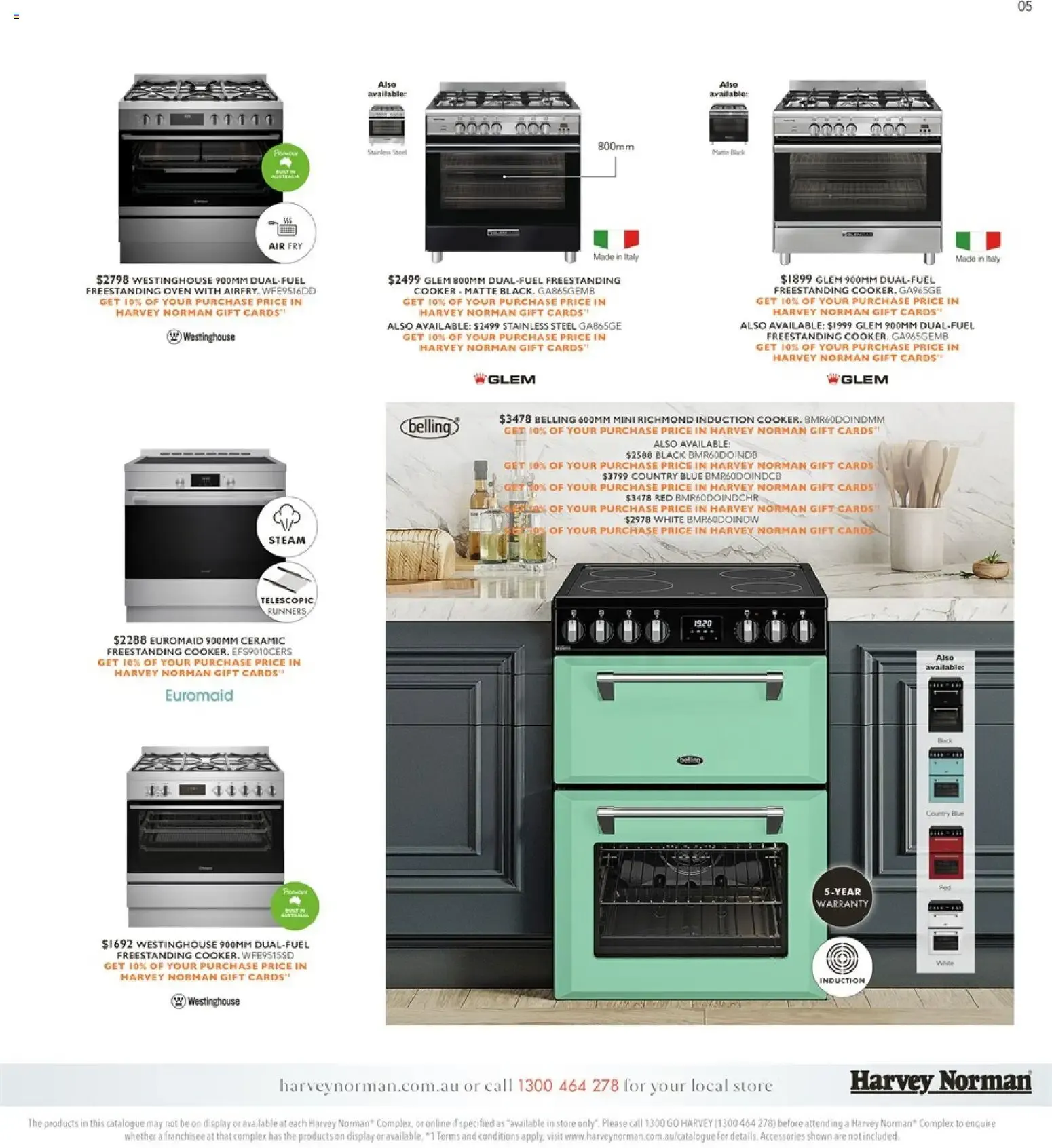 Harvey Norman Cooking: With the World's Best Brands - Catalogue valid from 12 October to 26 October 2026 - page 5