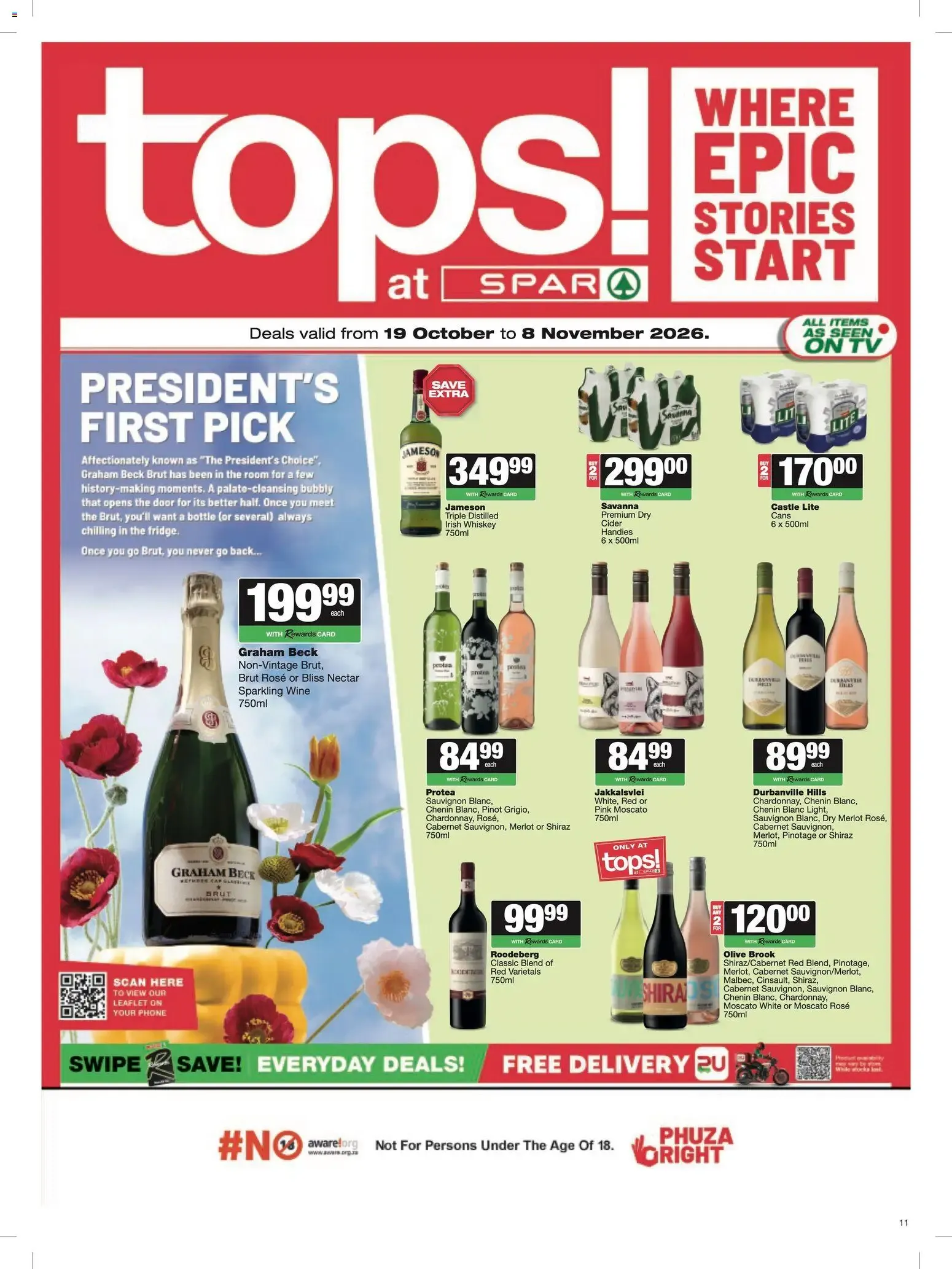 Spar Specials (19/10/2026 - 08/11/2026) Online from 19 October to 8 November 2026 - Catalogue Page 11