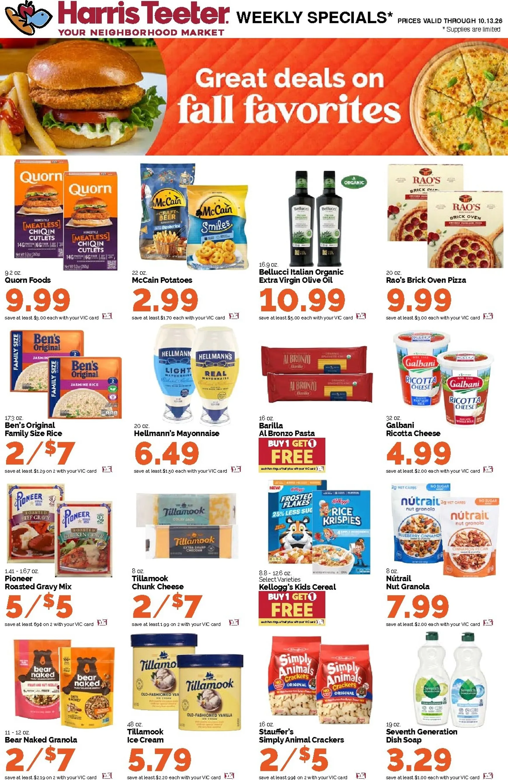 Weekly ad Current Harris Teeter leaflet valid from Wednesday 10/07/2026 to Tuesday 10/13/2026 from October 7 to October 13 2026 - Page 13