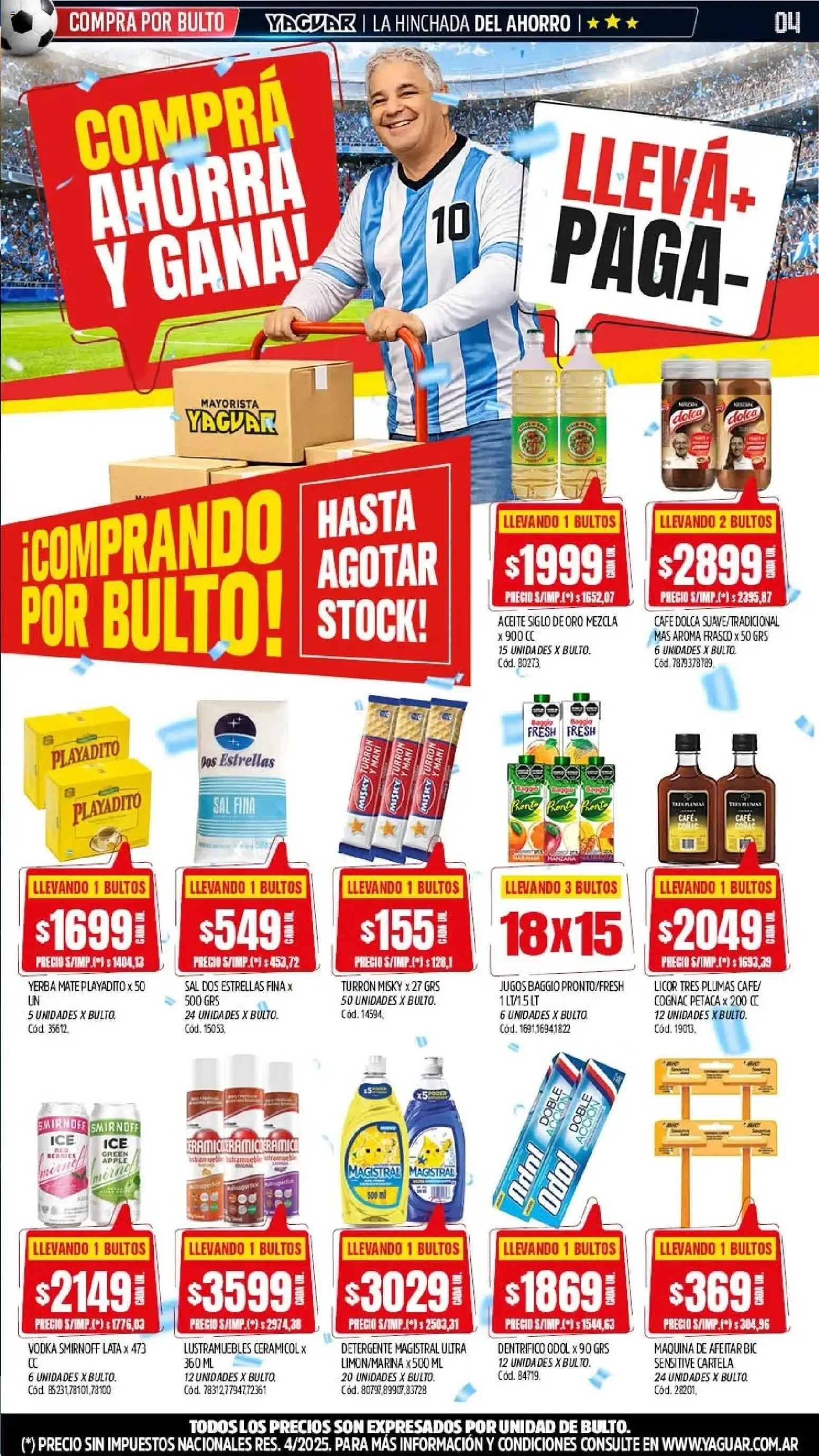 Ofertas de Mayorista Yaguar - La Hinchada del Ahorro 15 de junio al 21 de junio 2026 - Página 3 del catálogo
