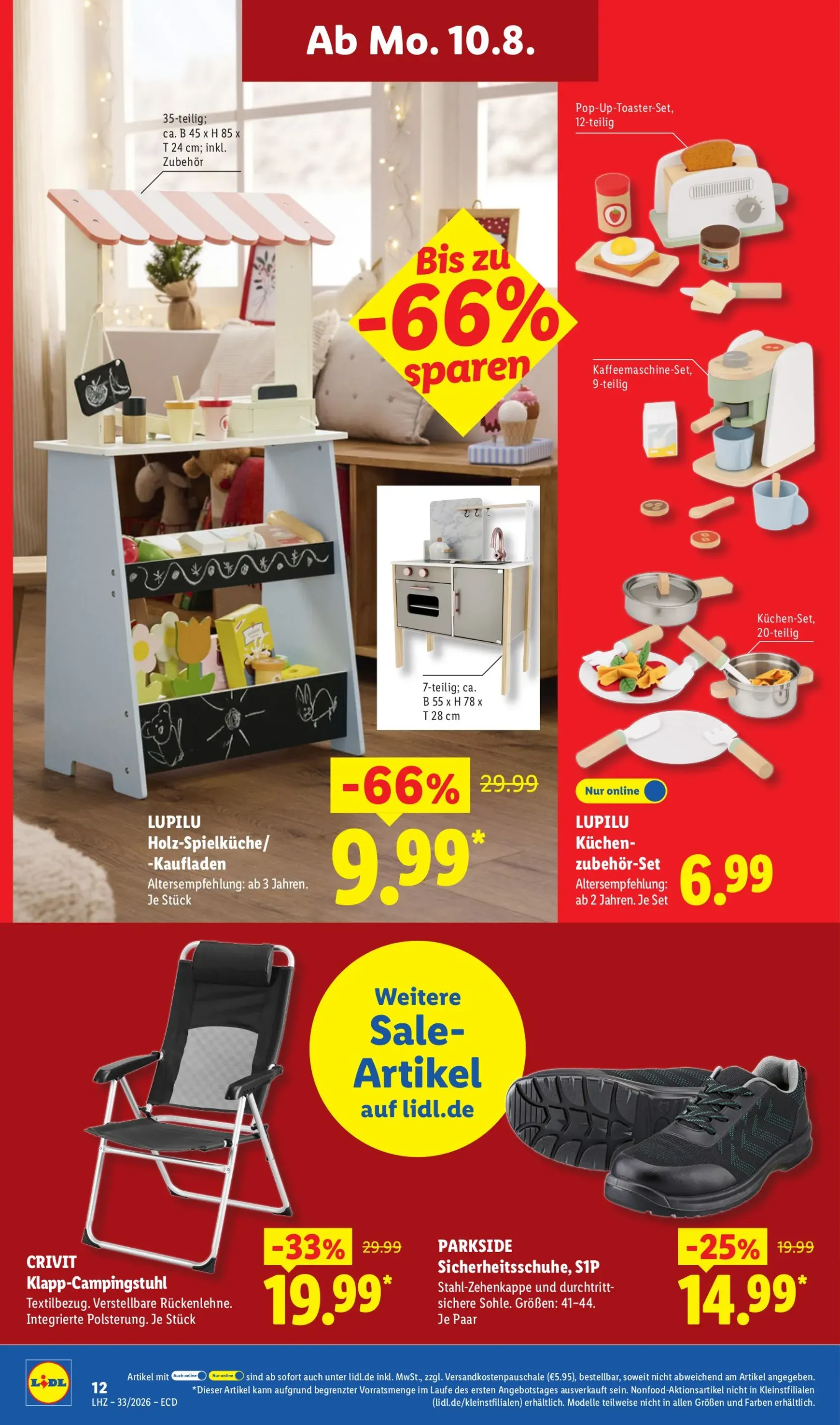 Lidl - Angebot der Woche Prospekt nächste Woche – von Montag 10.08.2026 bis Samstag 15.08.2026 von 10. August bis 16. August 2026 - Prospekt seite 8