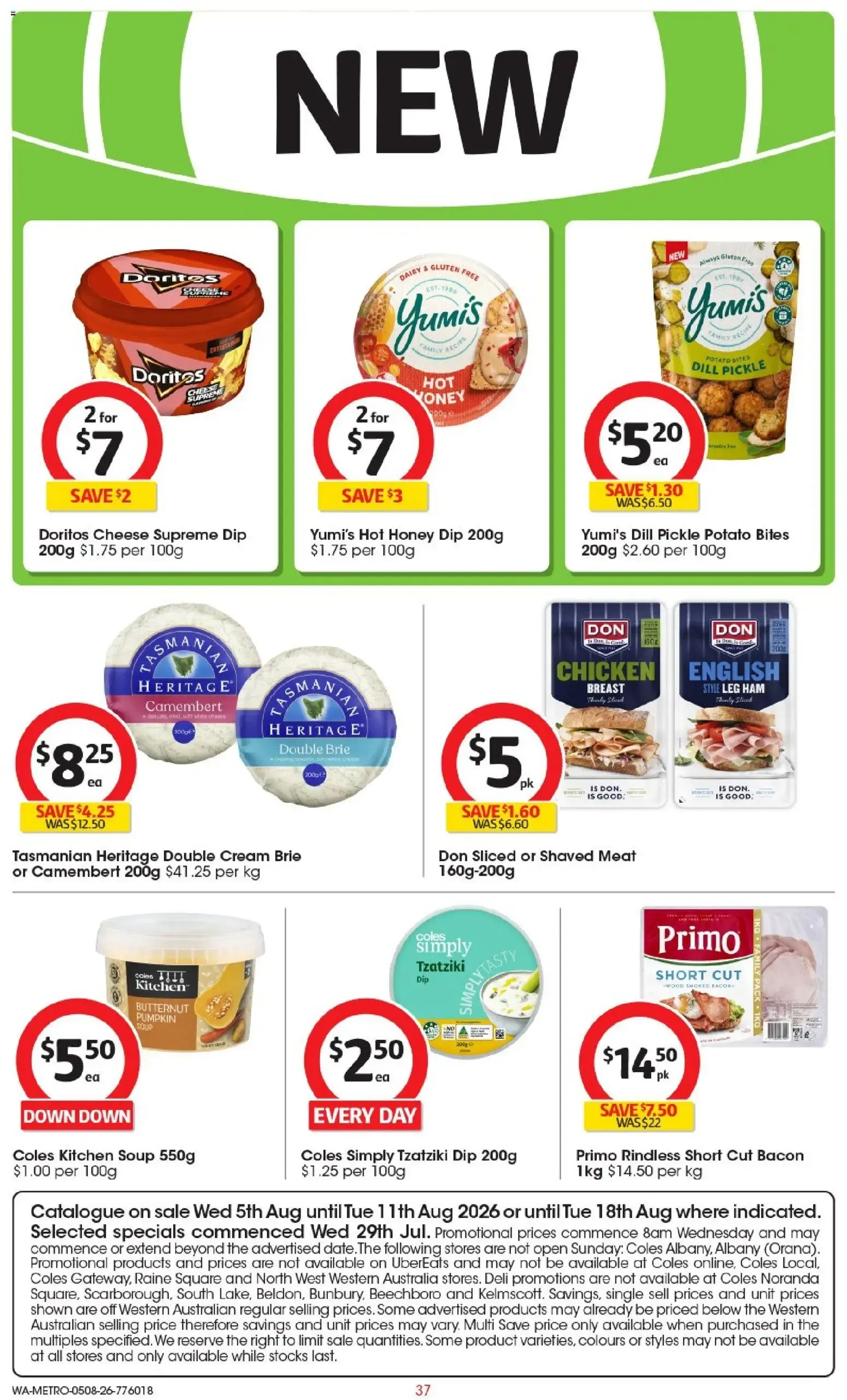 Coles catalogue valid from 05/08/2026 > Online Australia - Catalogue valid from 5 August to 11 August 2026 - page 37