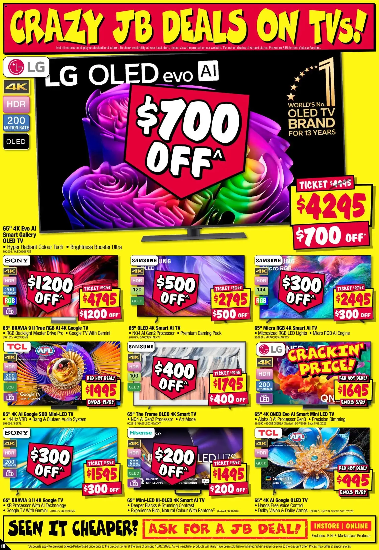 JB Hi-Fi Always Cheap Prices - Catalogue valid from 30 July to 12 August 2026 - page 18
