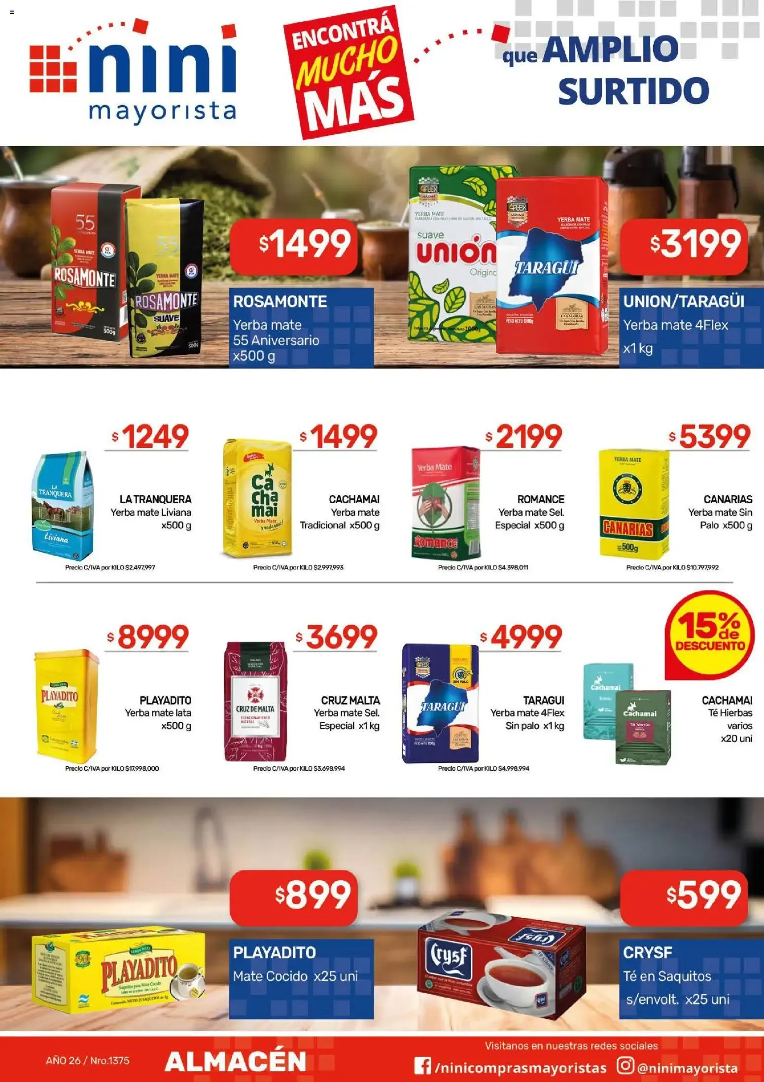 Ofertas de NINI Mayorista catálogo del 31/08/2026 - 06/09/2026 31 de agosto al 6 de septiembre 2026 - Página 29 del catálogo