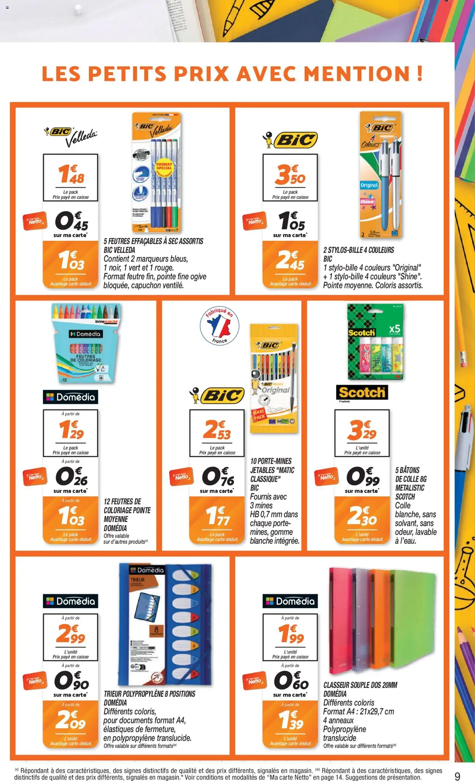 Netto catalogue à partir du 25/08/2026 - promo en ligne du 25 août au 31 août 2026 - Catalogue page 9