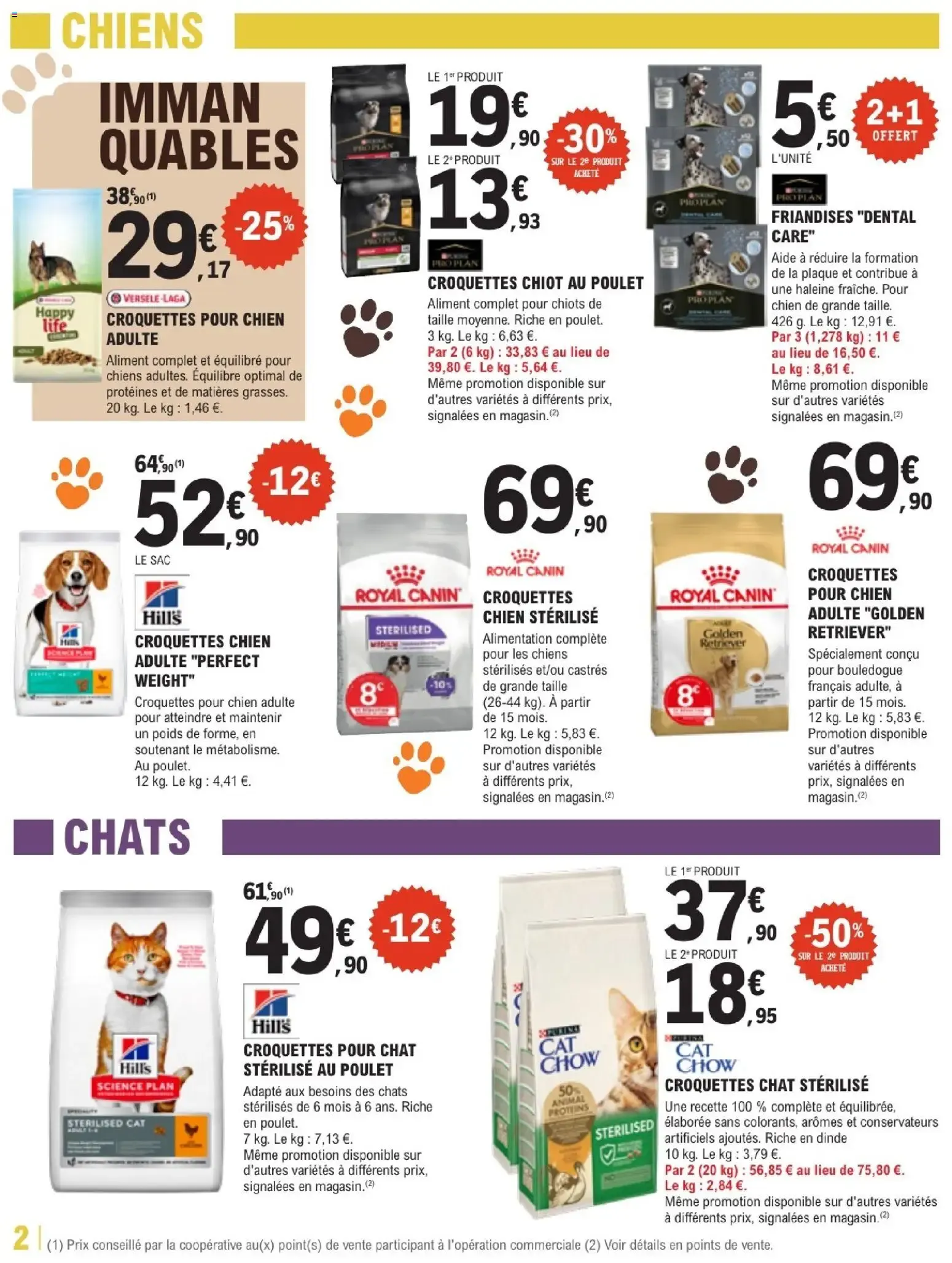 Jardinerie E.Leclerc: Maxi Formats Maxi Économies en Alimentos para Mascotas du 18 août au 29 août 2026 - Catalogue page 2