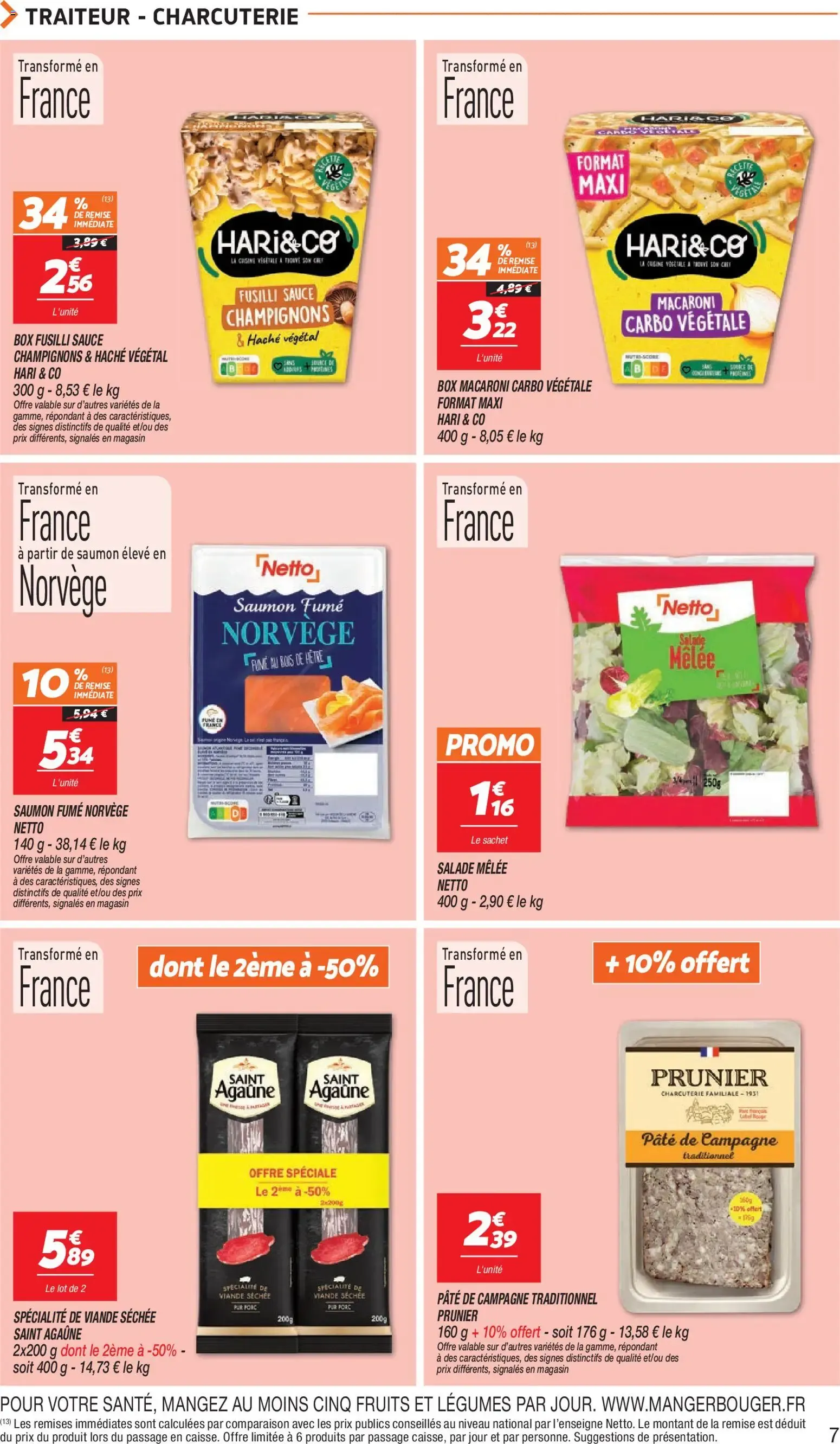 Netto rendez-vous prix bas à partir du 08/09/2026 - promo en ligne du 8 septembre au 14 septembre 2026 - Catalogue page 7