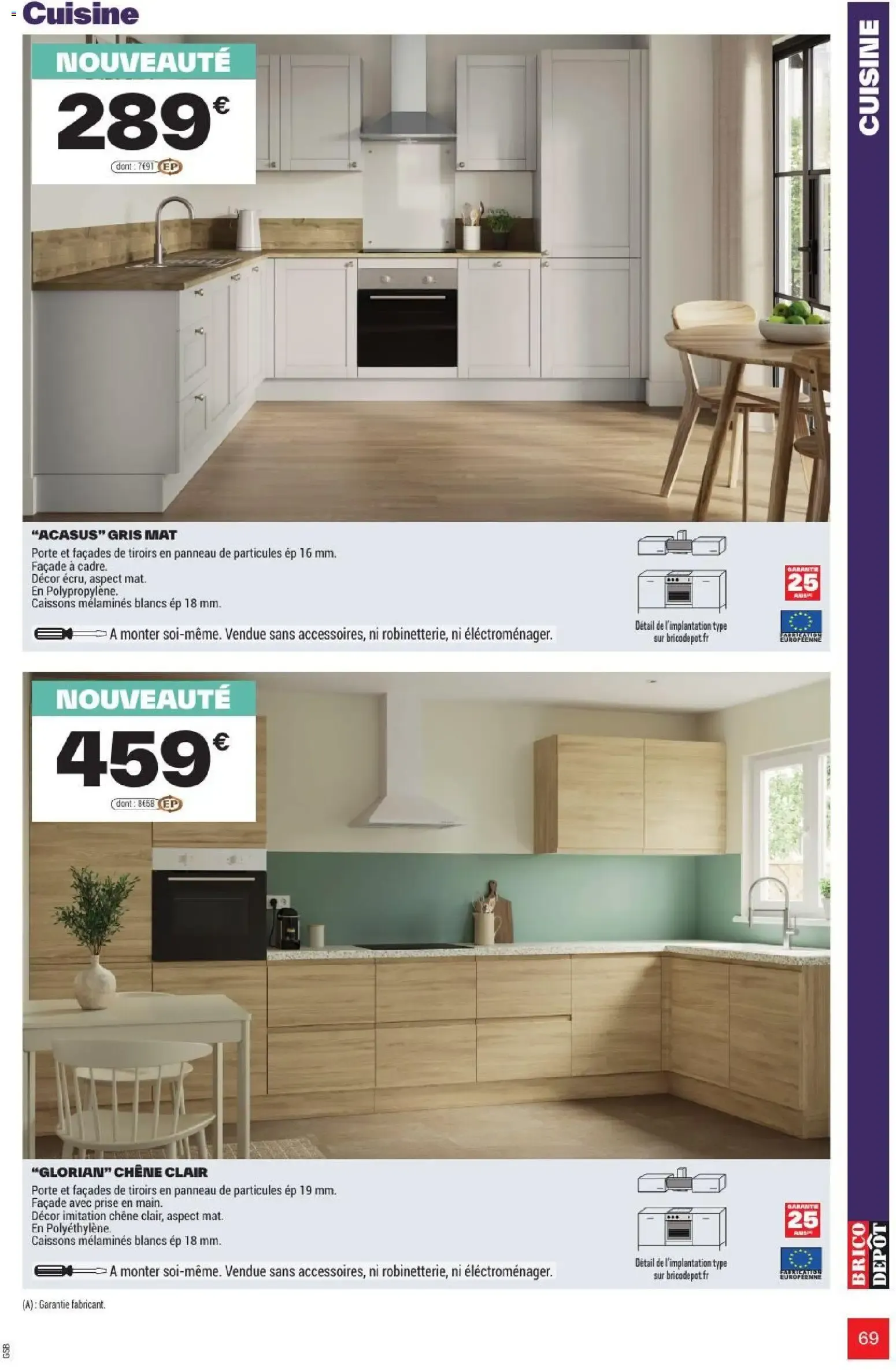 L'OFFICIEL DU BRICOLAGE - Automne du 17 septembre au 1 octobre 2026 - Catalogue page 69