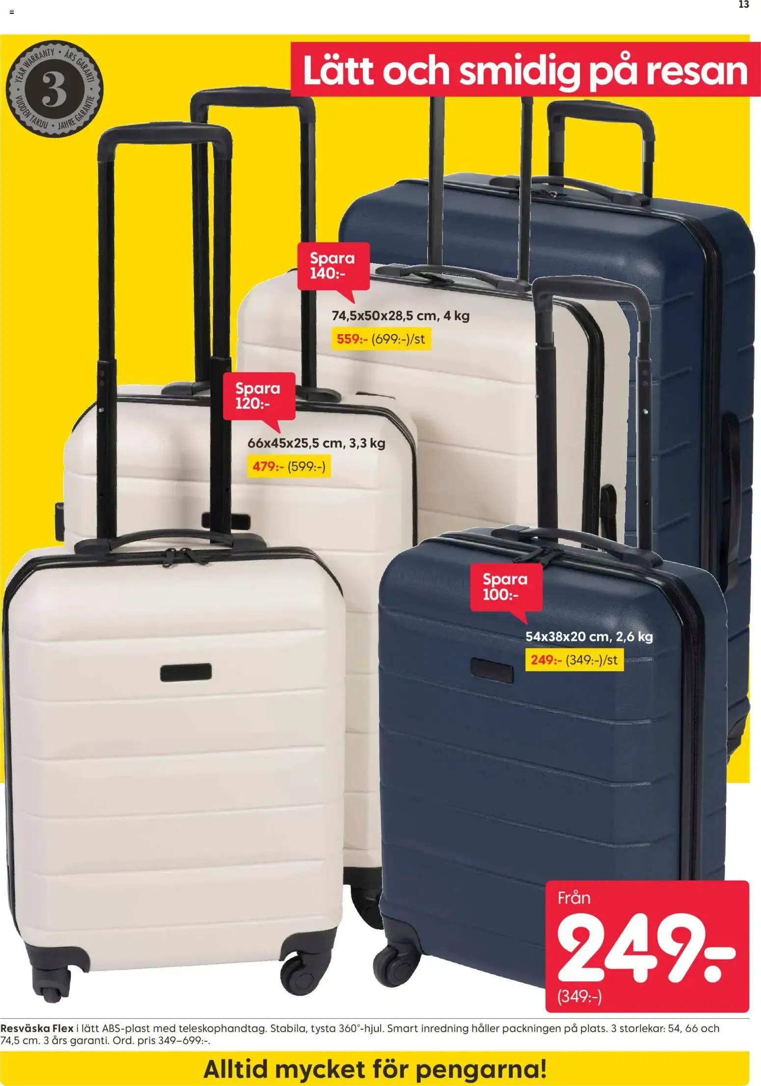 Rusta erbjudanden från 19/10/2026 - 25/10/2026 > Reklamblad nuvarande rabatter från 19 oktober till 25 oktober 2026 - Reklamblad sidor 13
