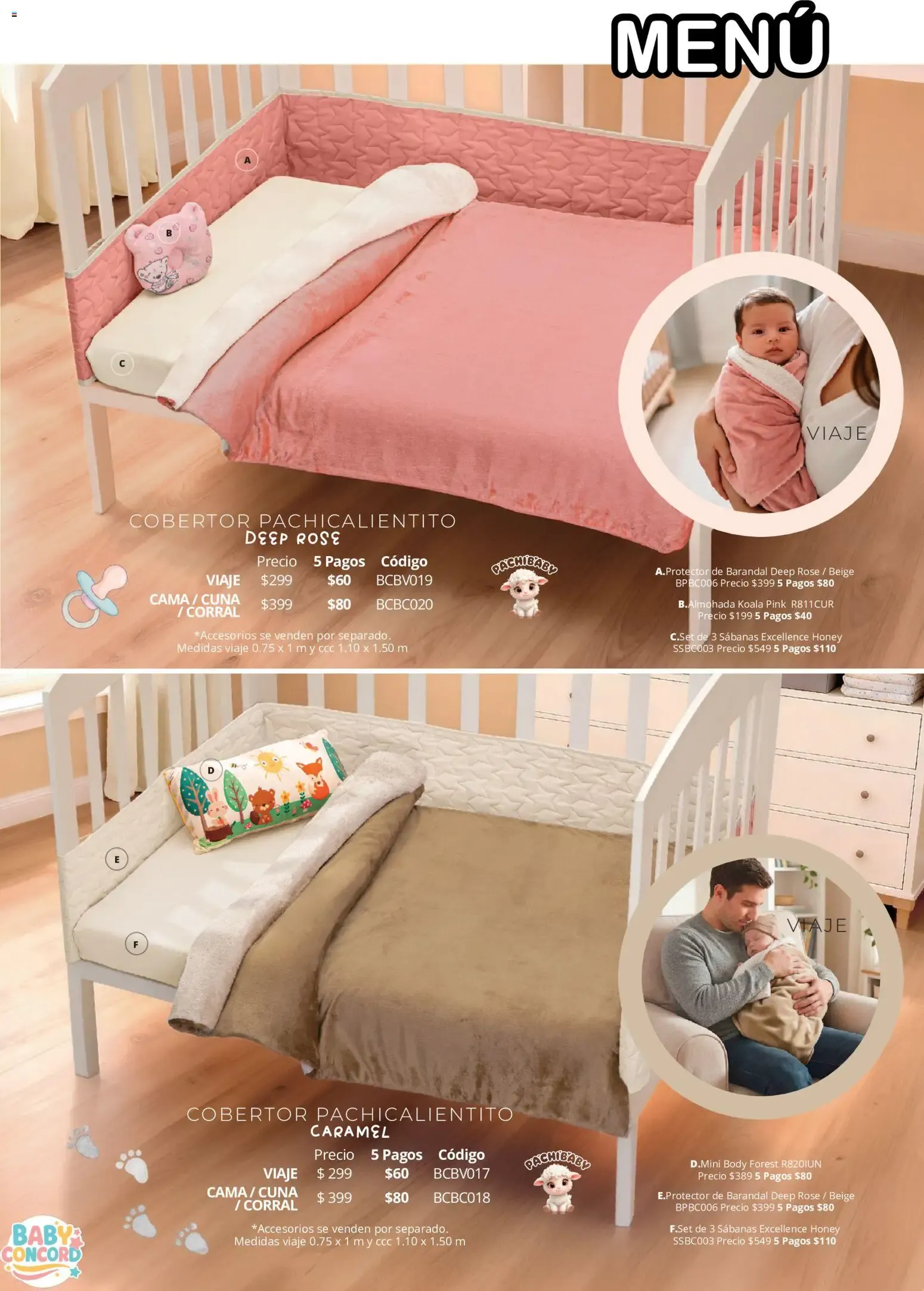 Catálogo de Colchas Concord catálogo Colección Bebé (01/08/2026 - 31/10/2026) - catálogo en línea 1 de agosto al 31 de octubre 2026 - Pagina 8