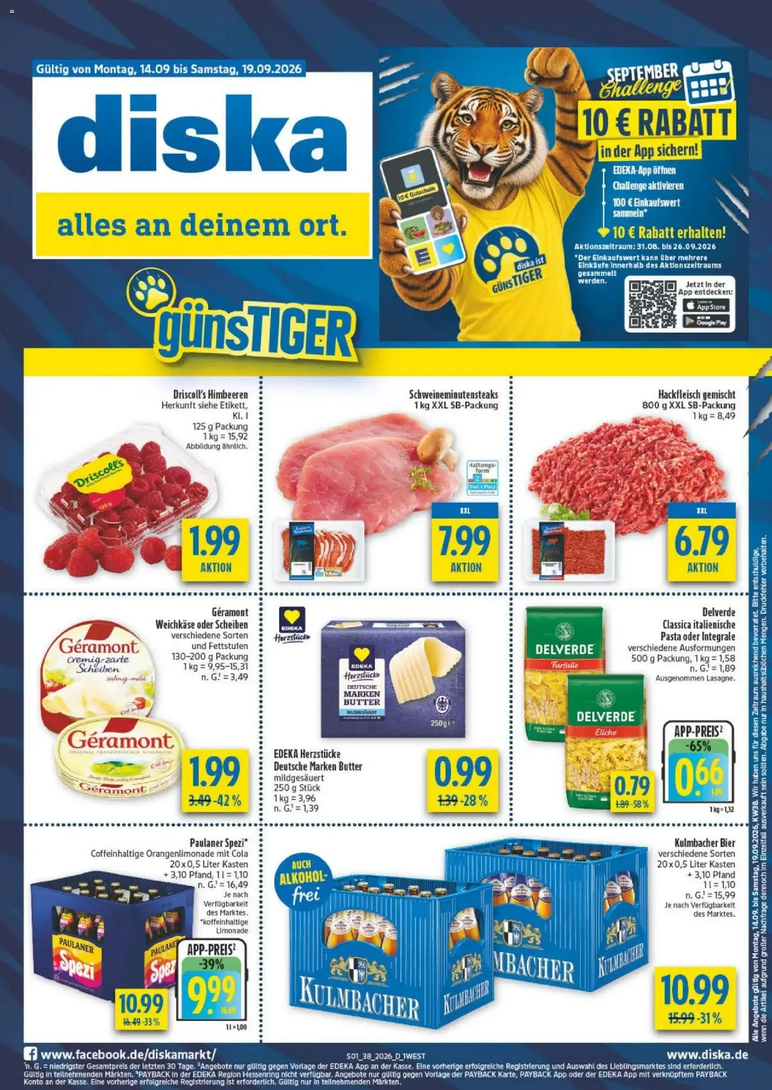 Diska von 14. September bis 19. September 2026 - Prospekt seite 1