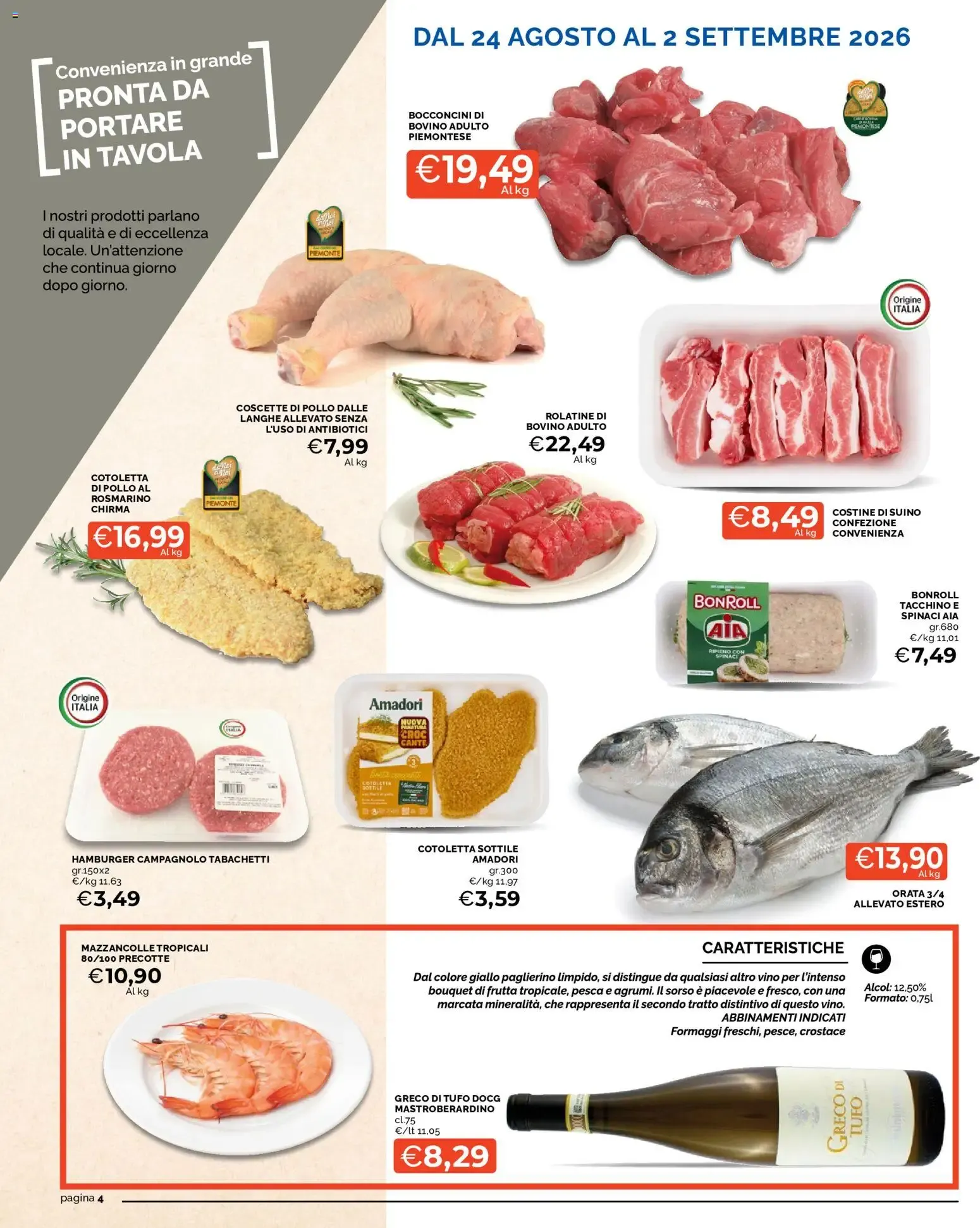 Mercatò volantino dal 24/08/2026 - online Offerte da 24 agosto a 2 settembre di 2026 - Pagina del volantino 4
