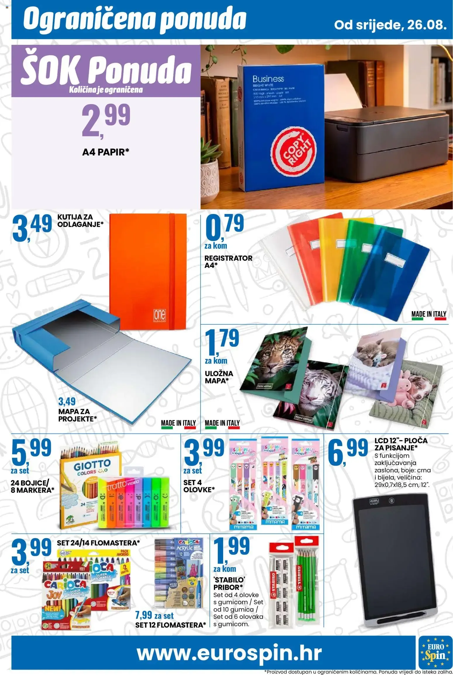 Katalog Eurospin Katalog novi od 26.08.2026 na listanje > letak digitalni od 26. kolovoza do 1. rujna 2026. - Pregled Stranica 9