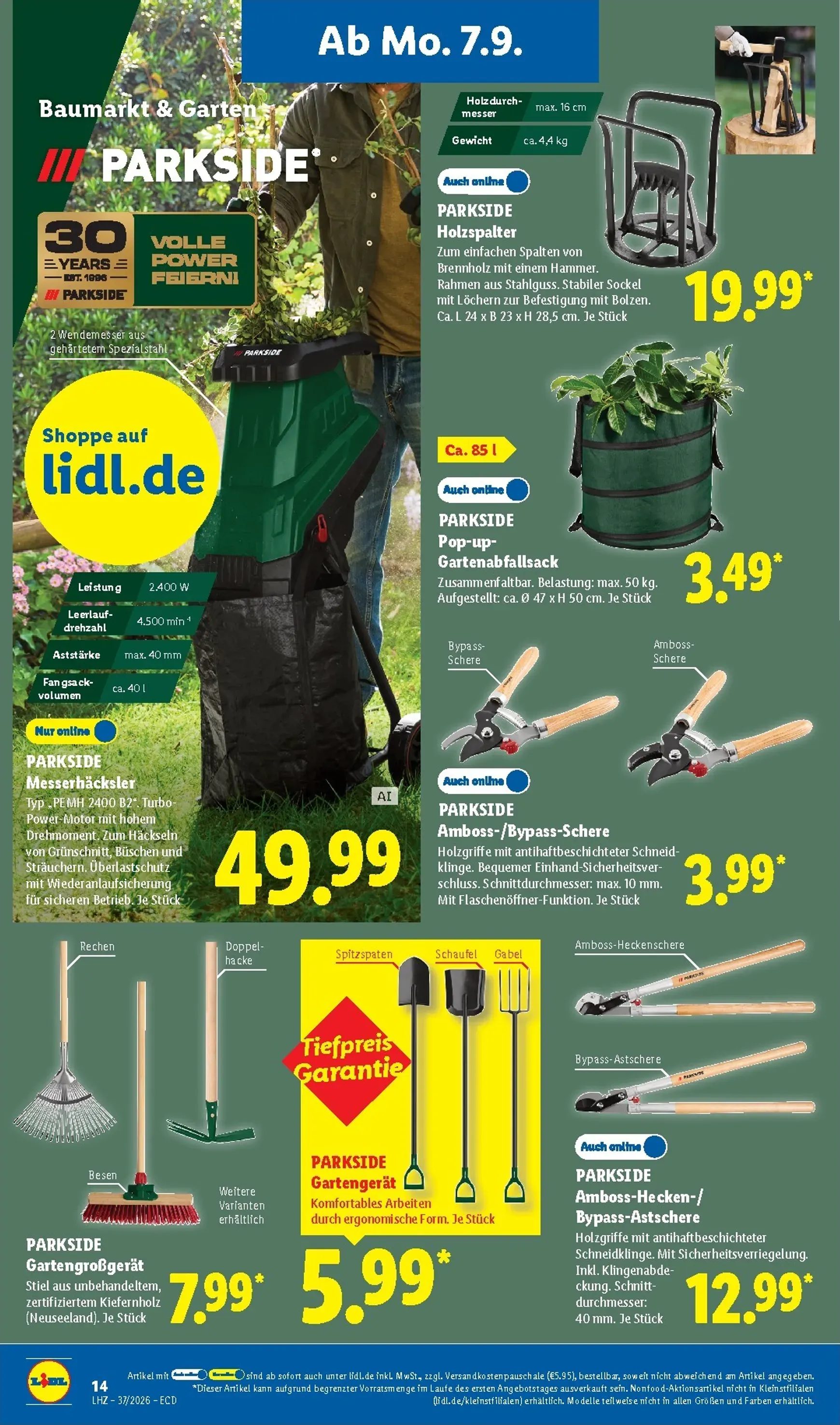Lidl - Nonfood Prospekt nächste Woche – von Montag 07.09.2026 bis Samstag 12.09.2026 von 7. September bis 12. September 2026 - Prospekt seite 10