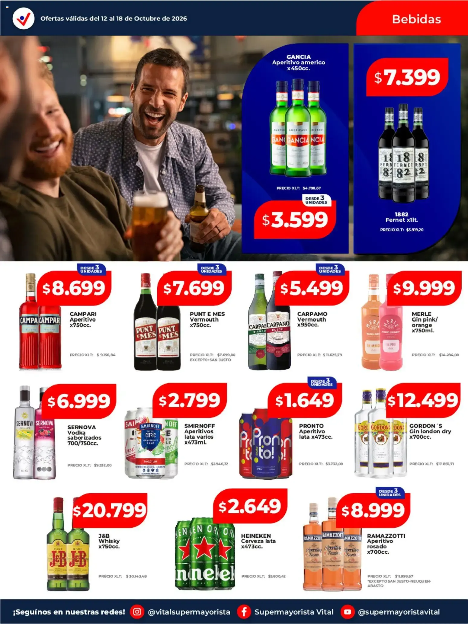 Ofertas de VITAL SUPERMAYORISTA EL MAYORISTA DE TU AHORRO 12 de octubre al 18 de octubre 2026 - Página 15 del catálogo