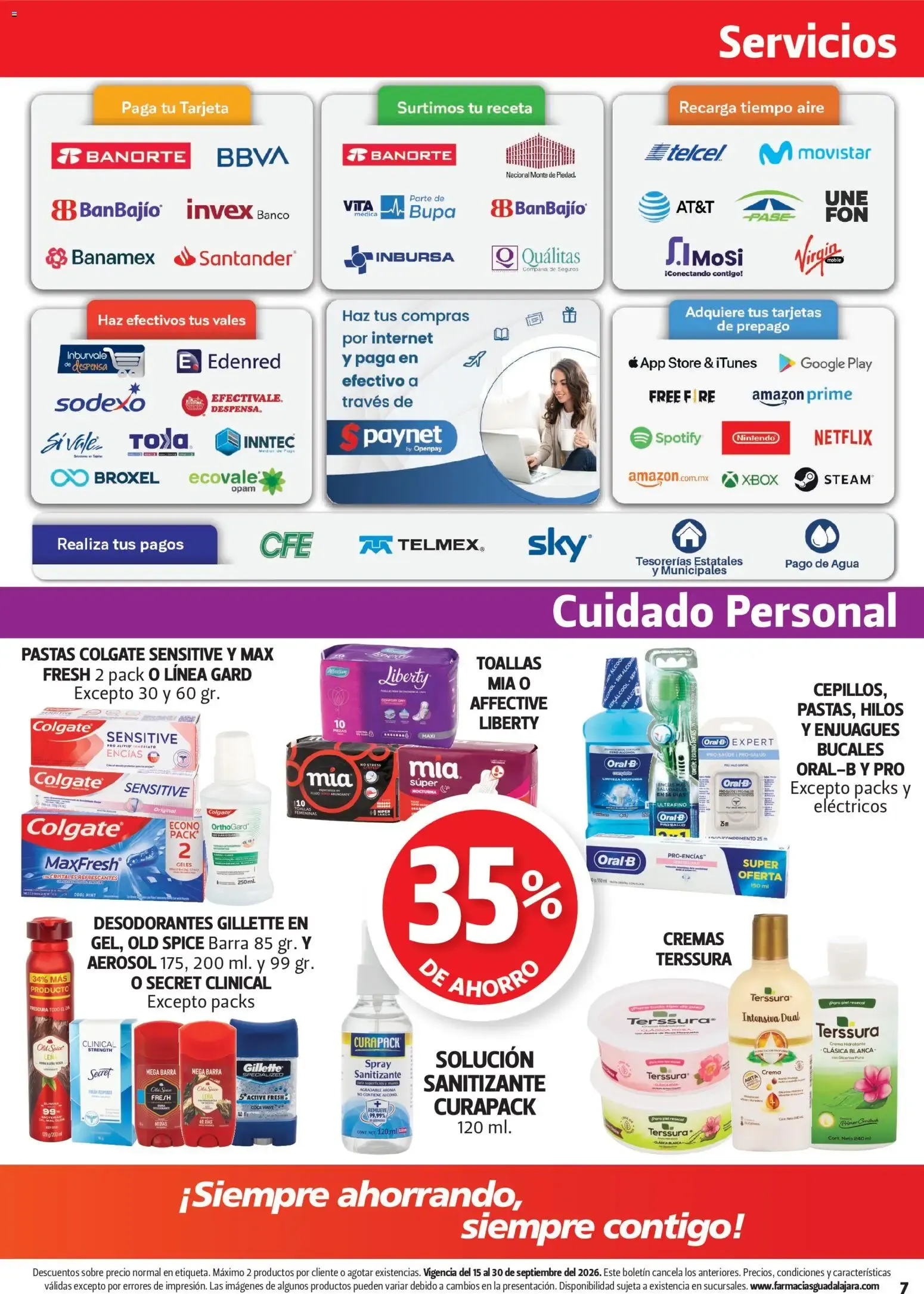 Catálogo de Farmacia Guadalajara catálogo (15/09/2026 - 30/09/2026) - catálogo en línea 15 de septiembre al 30 de septiembre 2026 - Pagina 7