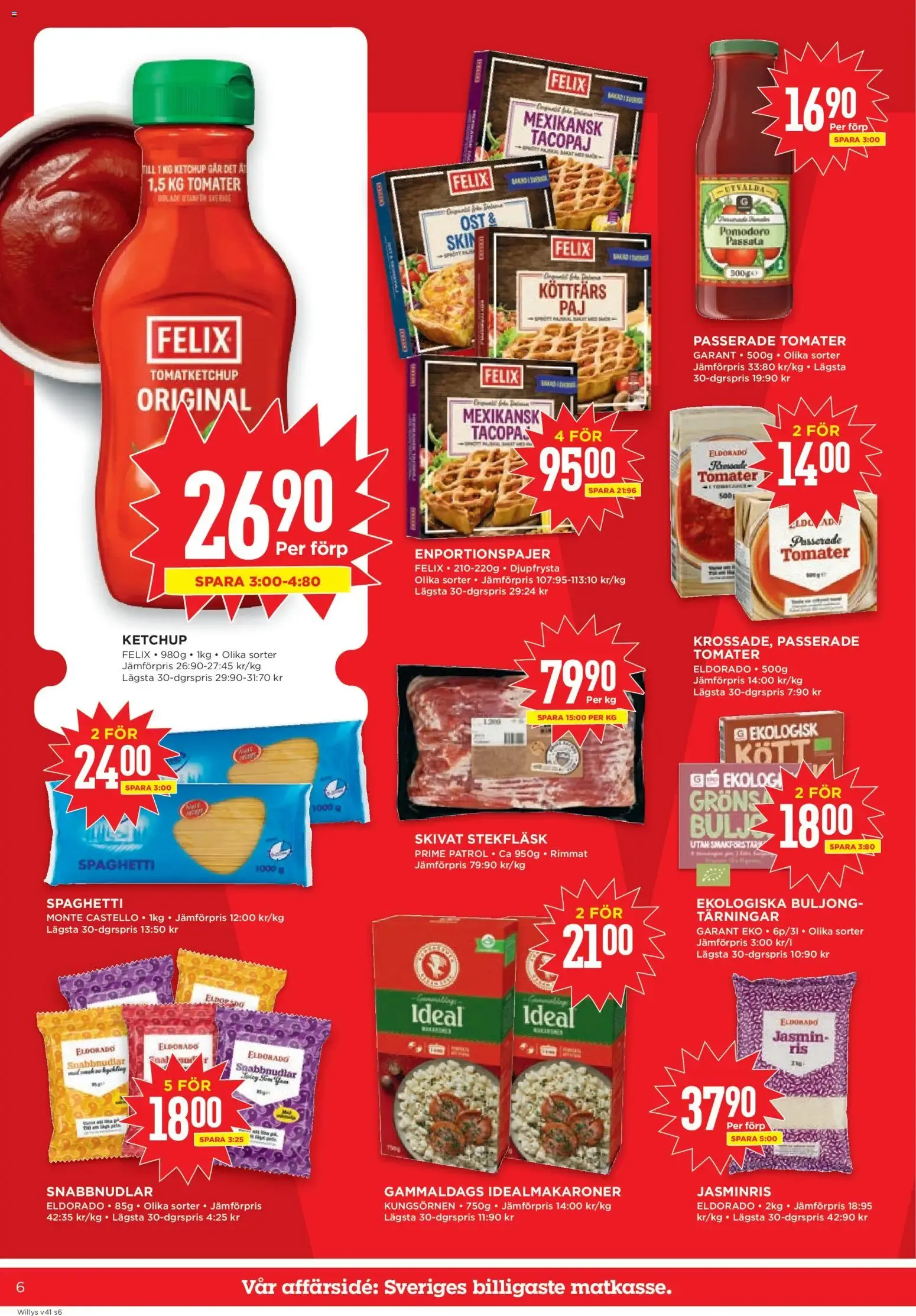 Willys: Massa gott till bra priser. från 5 oktober till 11 oktober 2026 - Reklamblad sidor 6