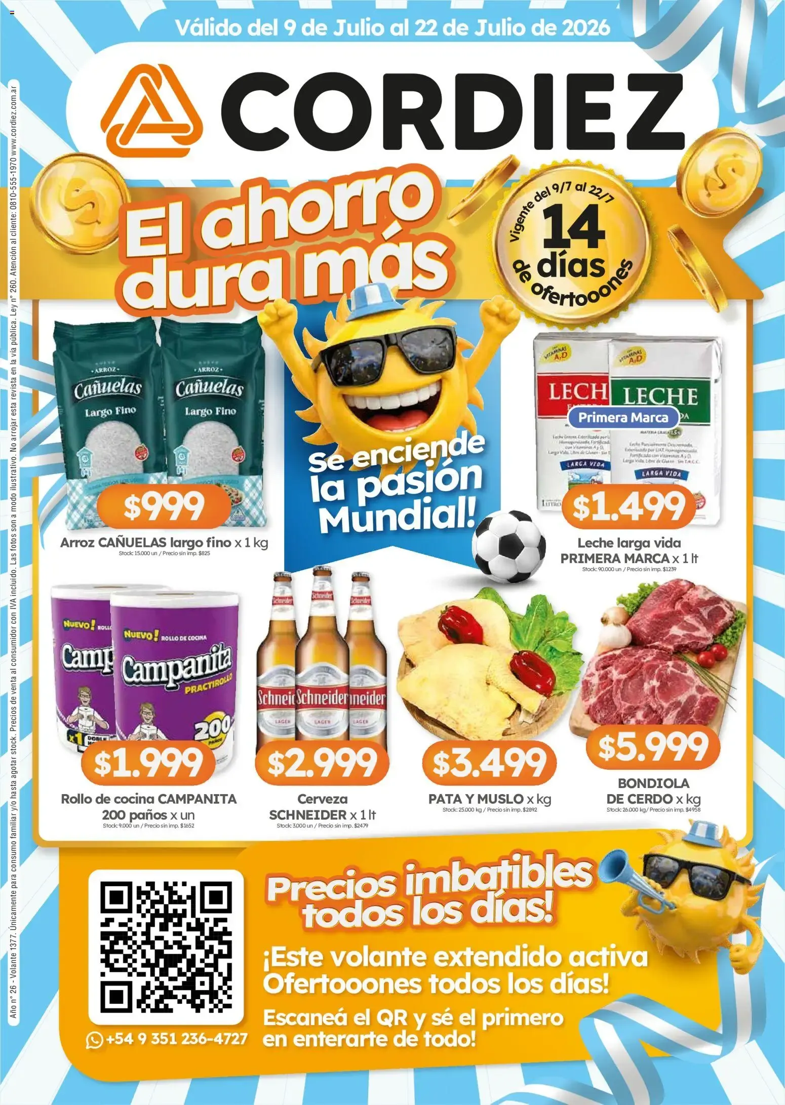 Ofertas de Cordiez ofertas || del 09/07/2026 - 22/07/2026 || Catálogo 9 de julio al 22 de julio 2026 - Página 1 del catálogo