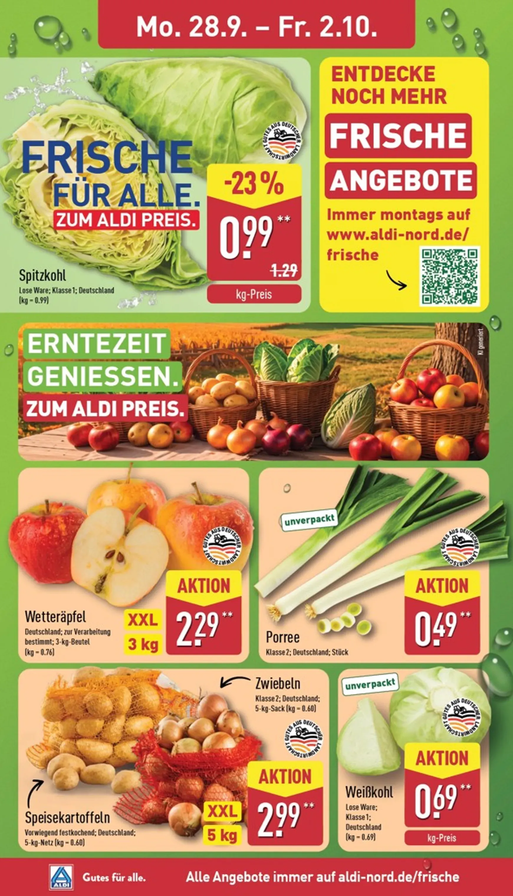 ALDI: XXL Zum Aldi Preis von 28. September bis 2. Oktober 2026 - Prospekt seite 2